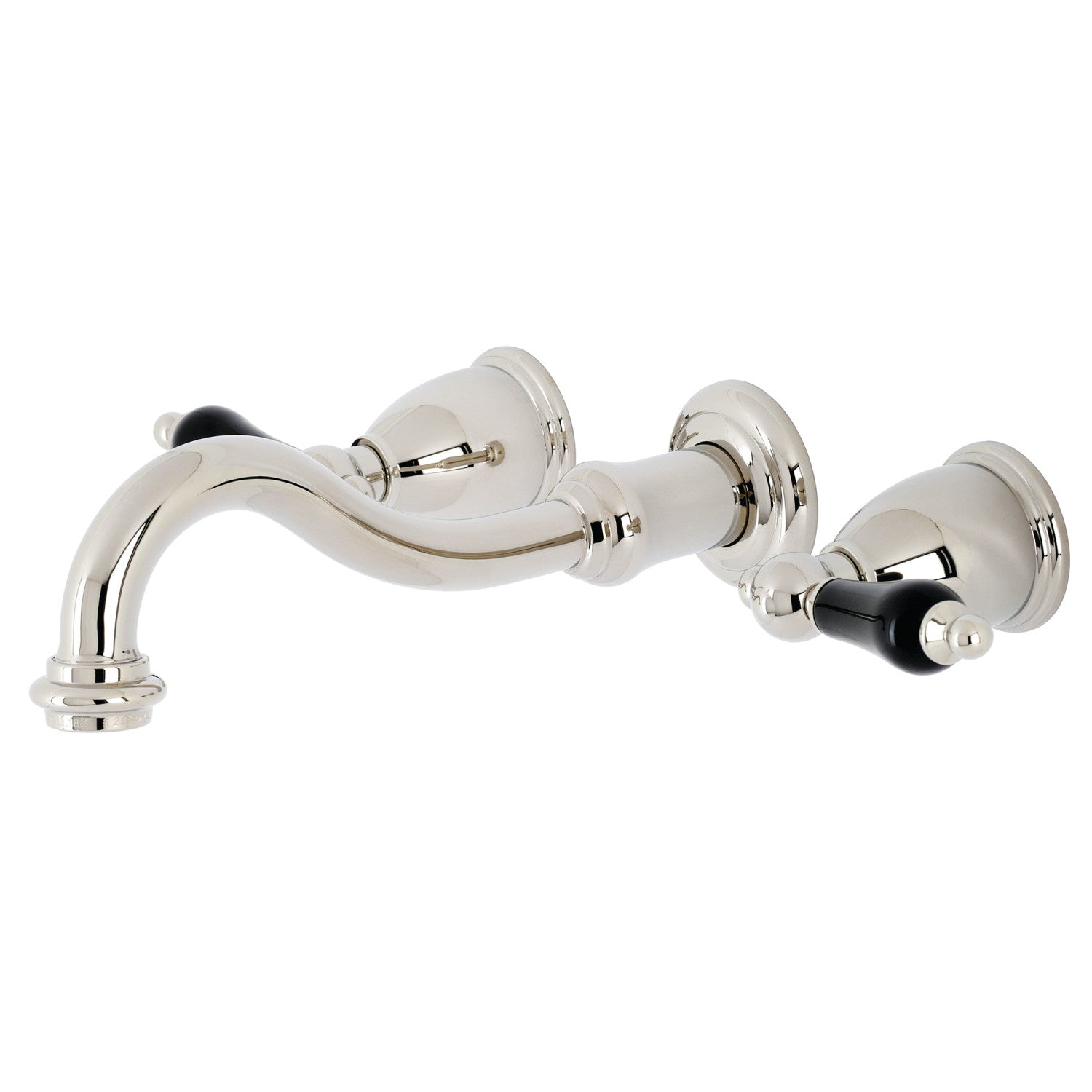 Kingston Heirloom KS3126PKL - Robinet de salle de bains à double poignée 3 trous, nickel poli