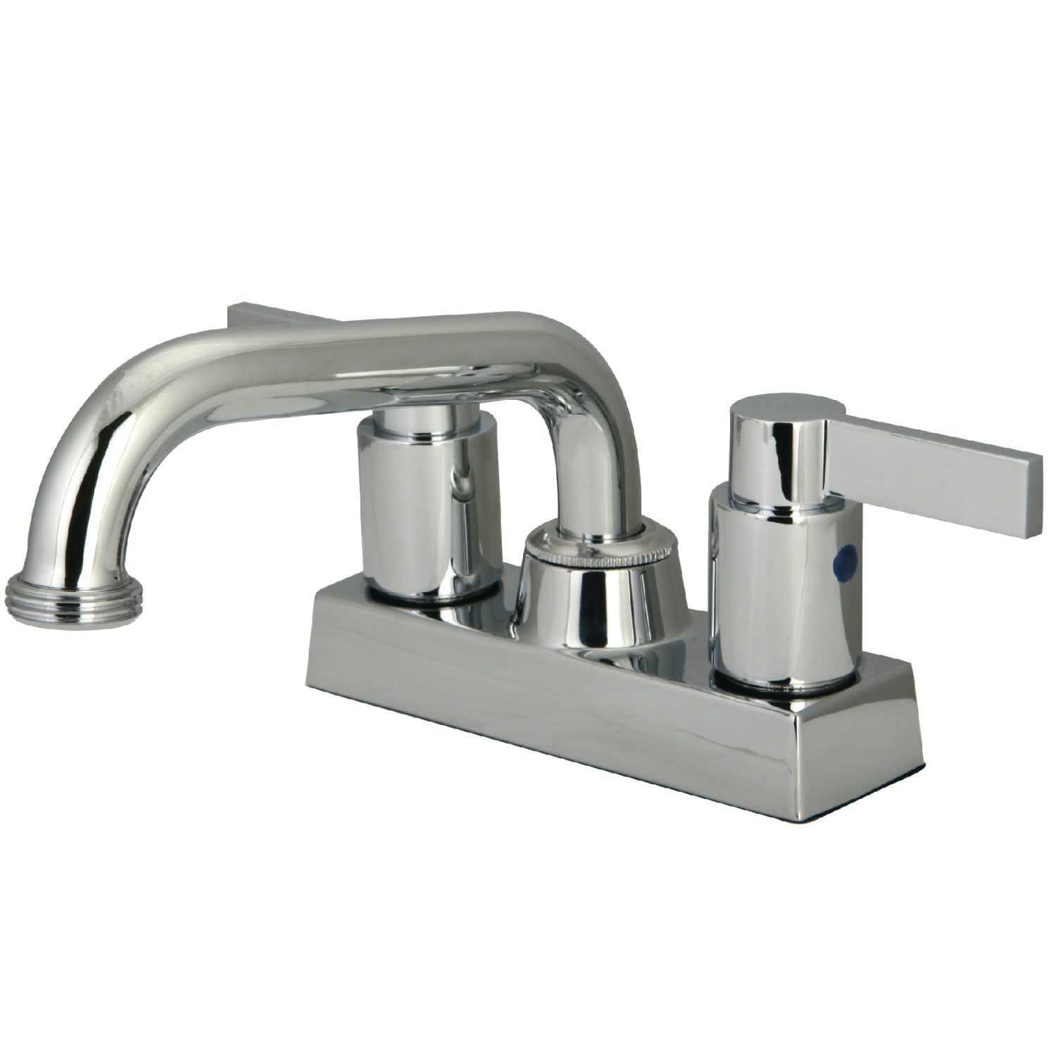 Kingston Tulare KB2471NDL - NuvoFusion Double-Handle 2 trous Robinet de lessive de plate-forme, chrome poli
