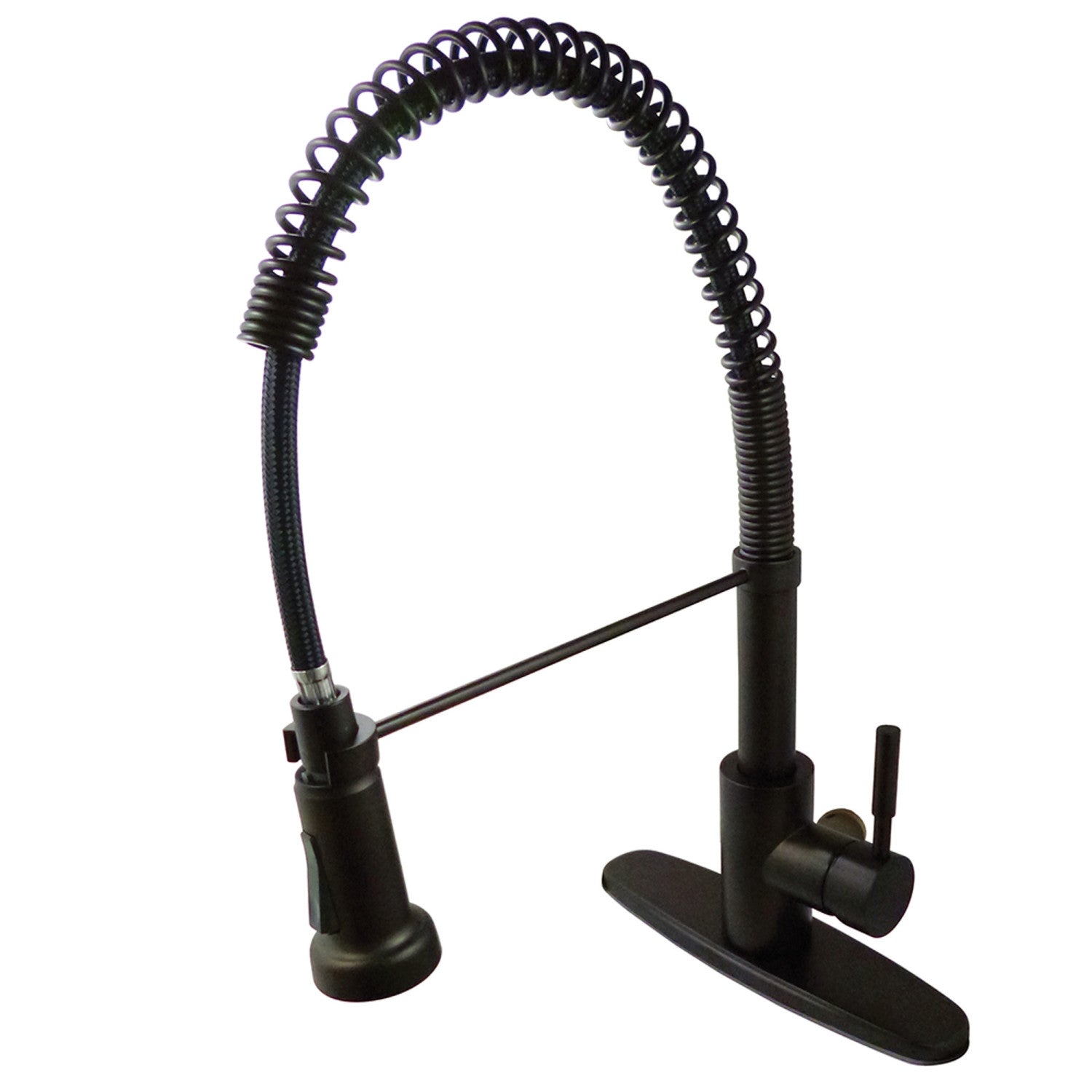 Kingston Sona GSY8885DL - Concord robinet de cuisine monomanche 1-or-3 trou de pont pré-rinçage robinet de cuisine, bronze frotté à l'huile