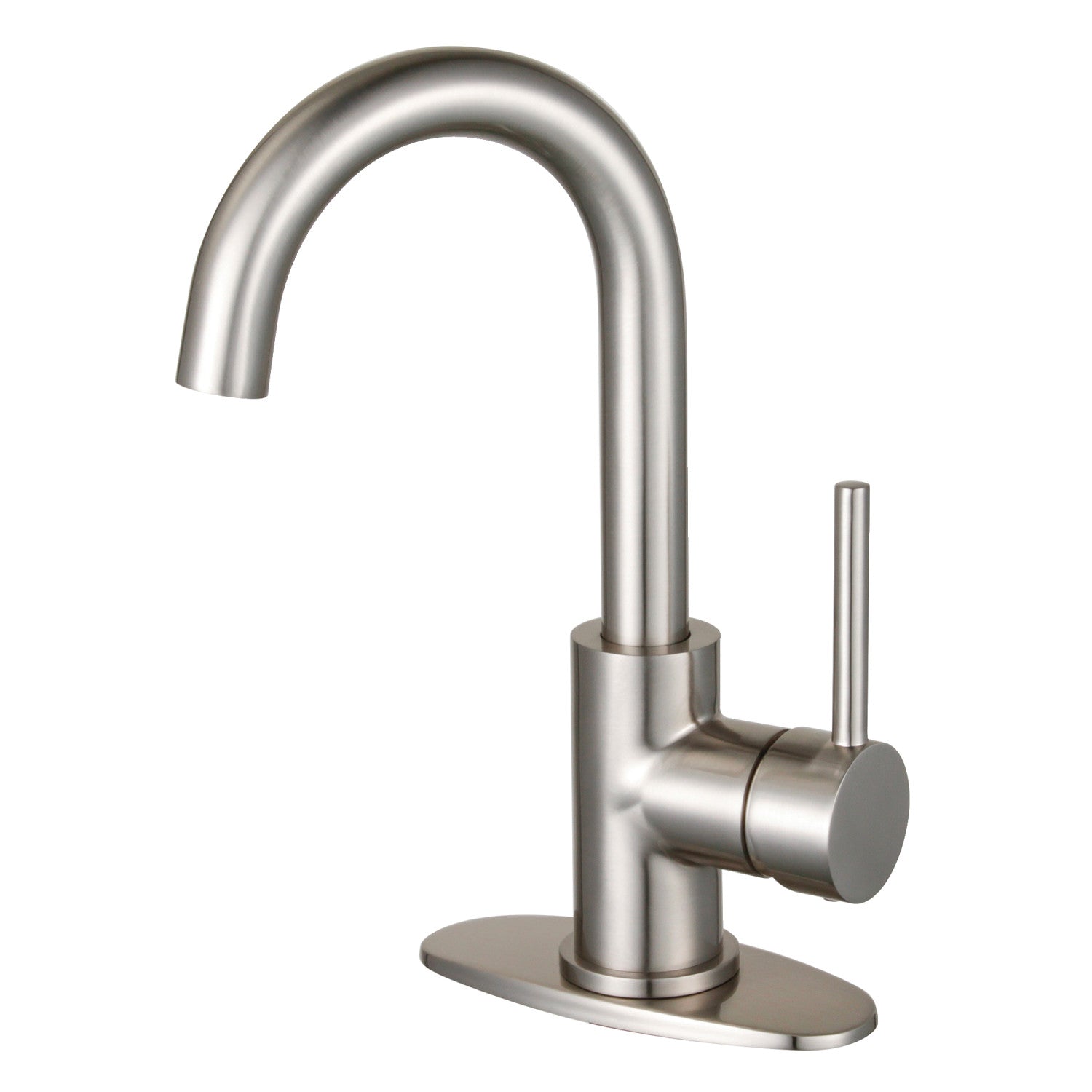 Kingston Sona LS8538DL - Robinet de bar à une poignée Concord 1 trou, nickel brossé