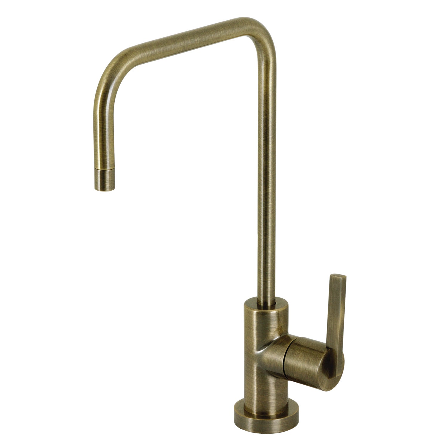 Kingston Sona KS6193CTL - Robinet de filtration d'eau continental à une poignée 1 trou, laiton antique