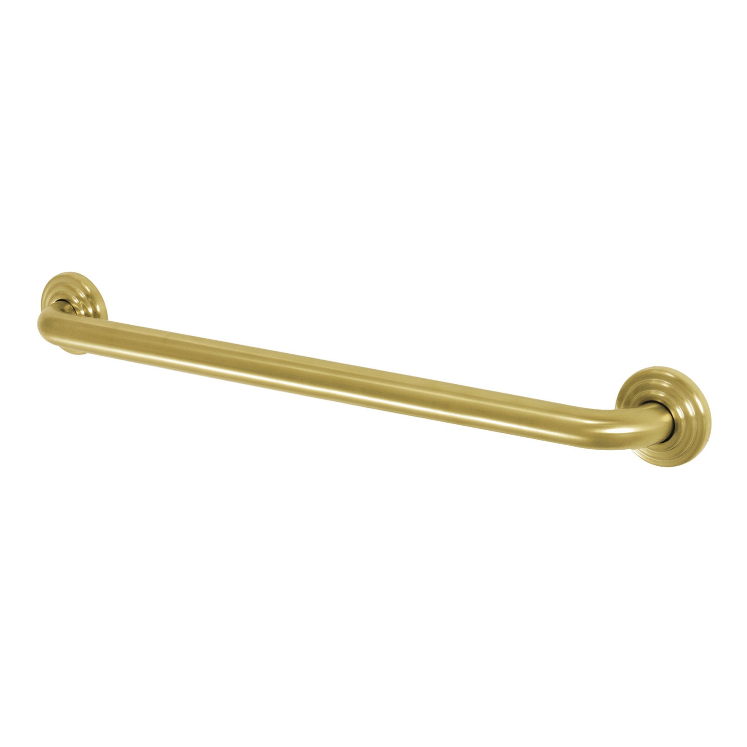Kingston Heirloom DR314247 - Restoration 24-Inch x 1-1/4-Inch O.D. Brass Decorative Grab Bar, Brushed Brass