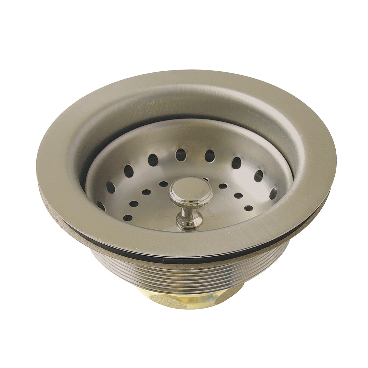 Kingston Fresno K121BBN 3-1/2 Inch Kitchen Sink Basket Strainer Only, Brushed Nickel