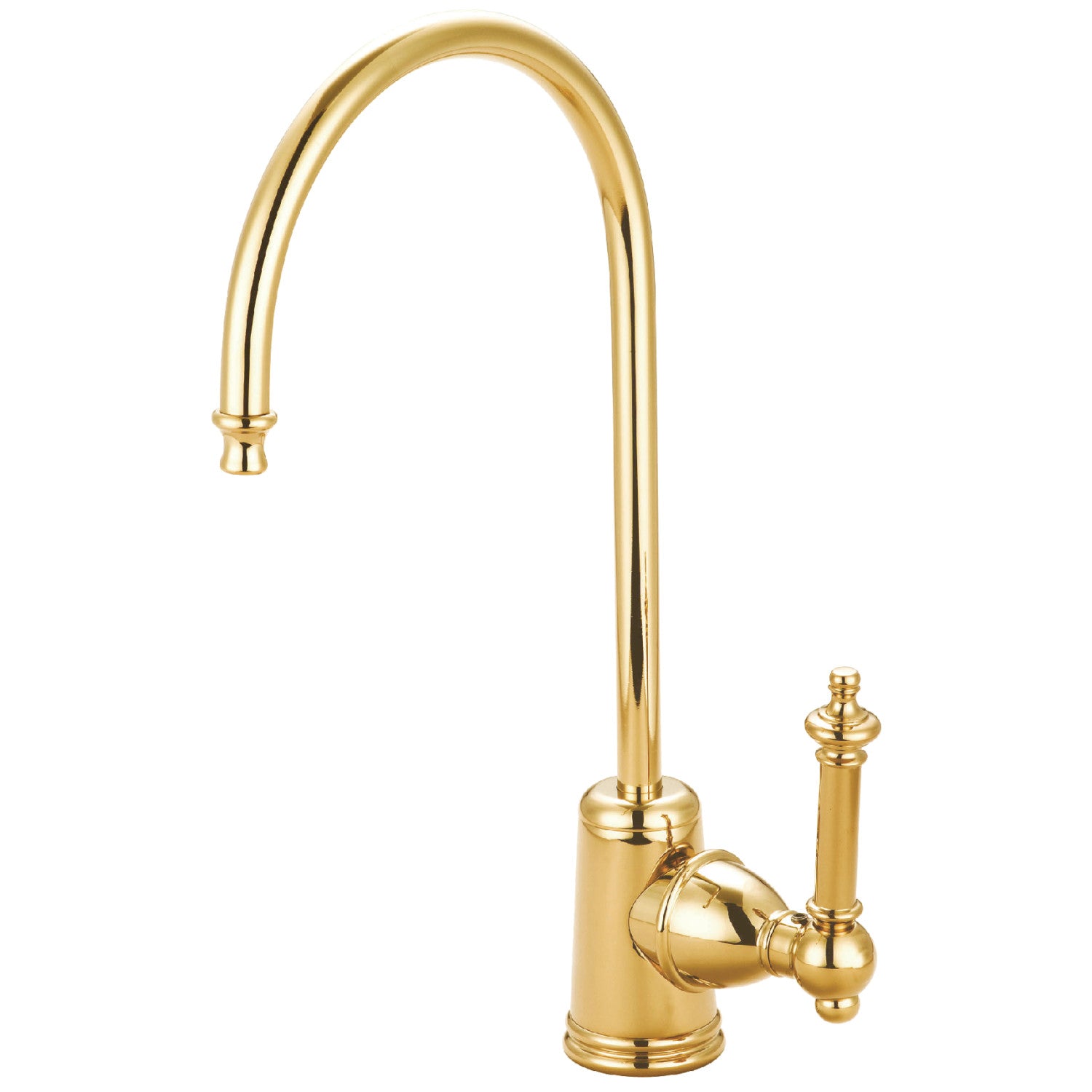 Kingston Tulare KS7192TL - Robinet de filtration d'eau à une poignée Templeton 1 trou, laiton poli