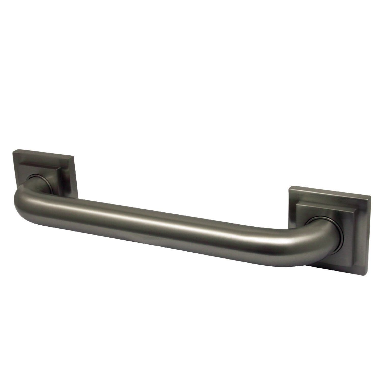 Kingston Sona DR614128 - Claremont 12-Inch x 1-1/4-Inch O.D. Brass Decorative Grab Bar, Brushed Nickel