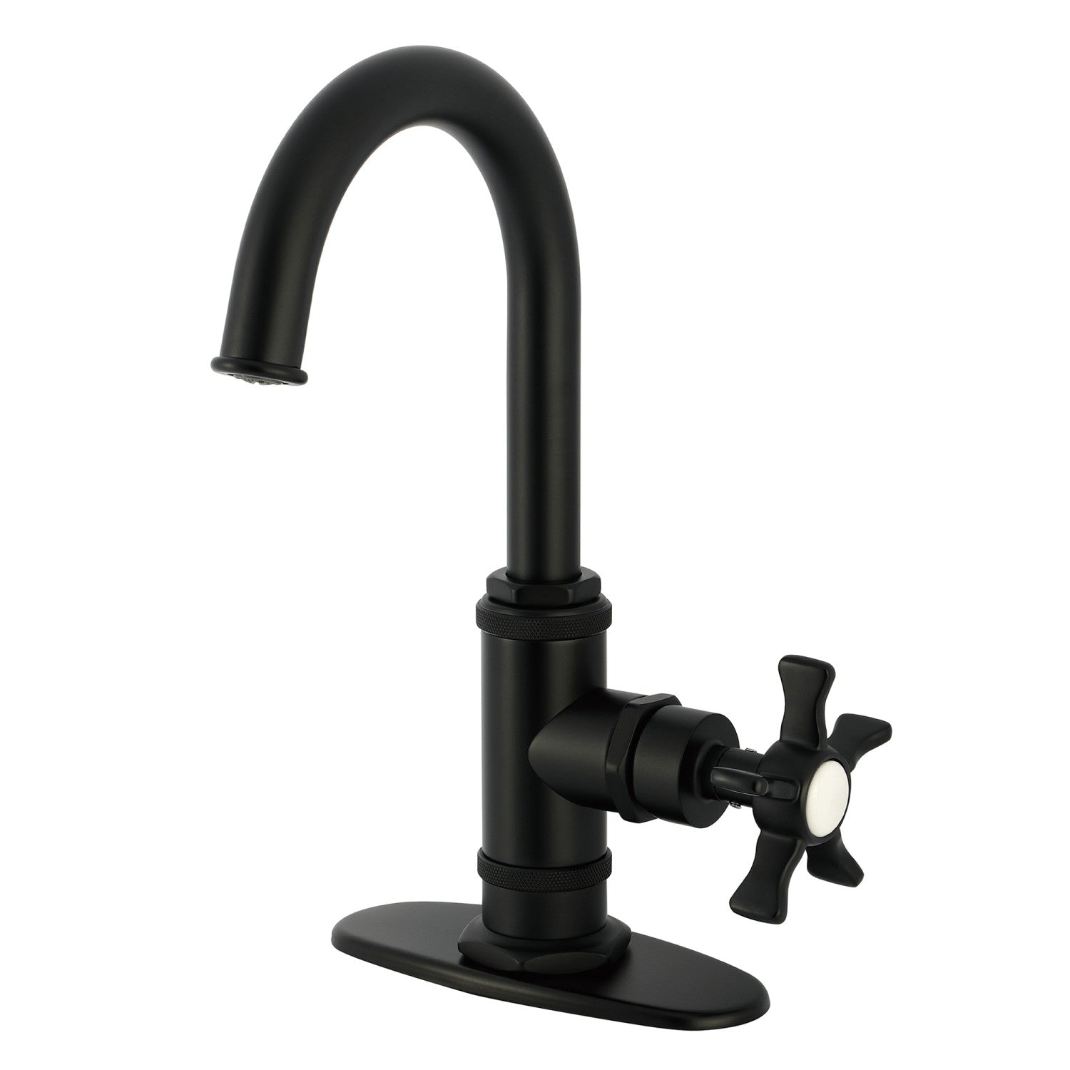 Kingston Sona KSD8500NX - Robinet de bar à une poignée Hamilton 1 trou, noir mat