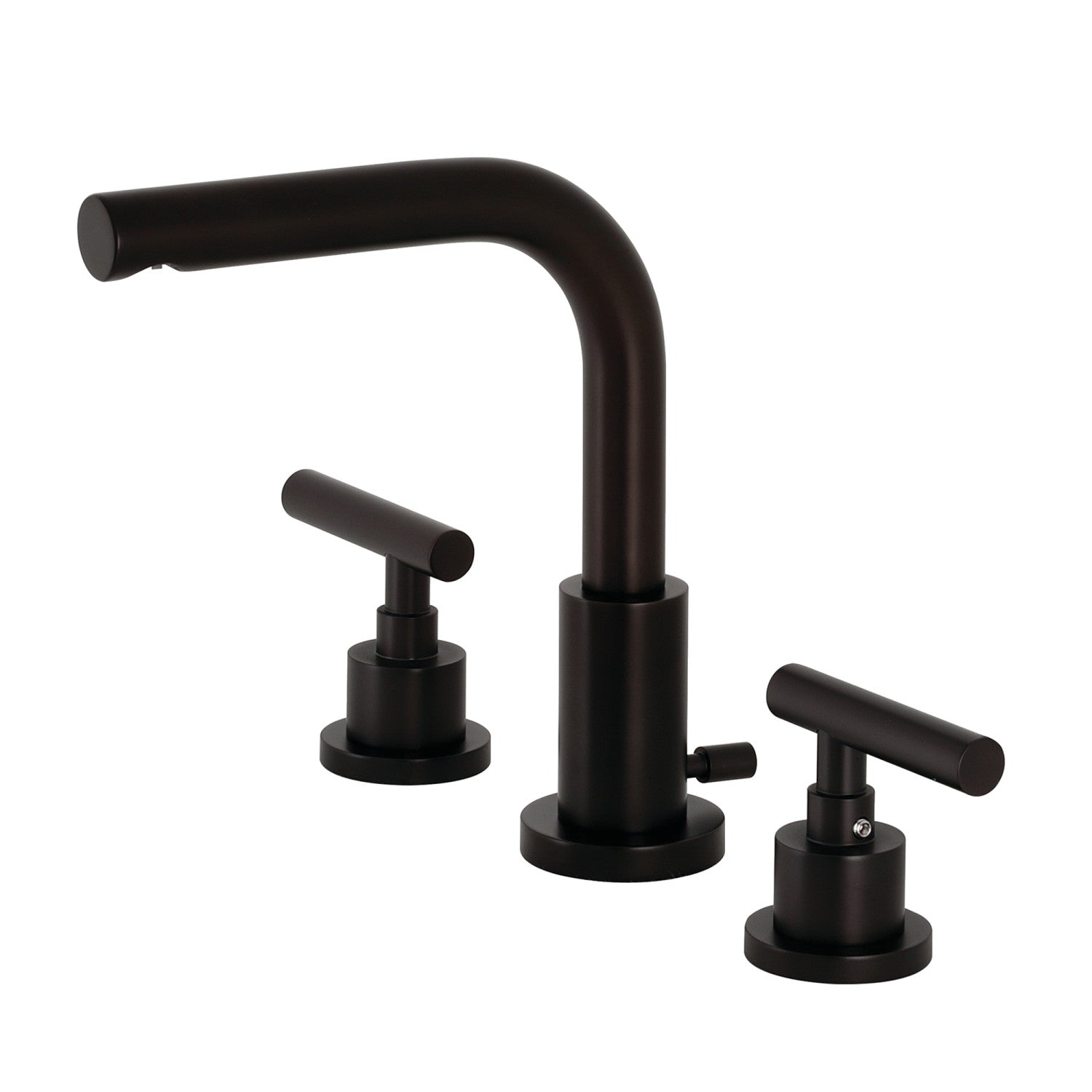 Kingston Sona FSC8955CML - Robinet de salle de bain à deux poignées 3 trous à montage sur table avec éclat en laiton, bronze à l'huile
