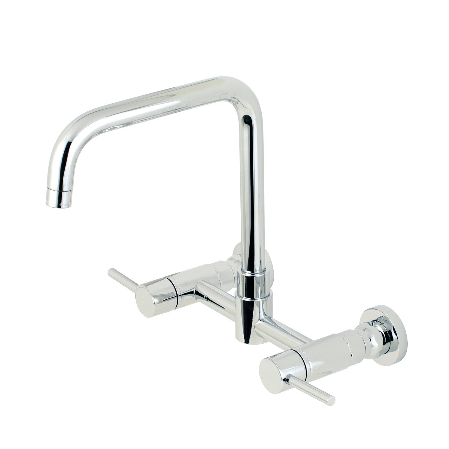 Kingston Sona KS8161DL - Robinet de cuisine à deux poignées Concord 2 trous, chrome poli