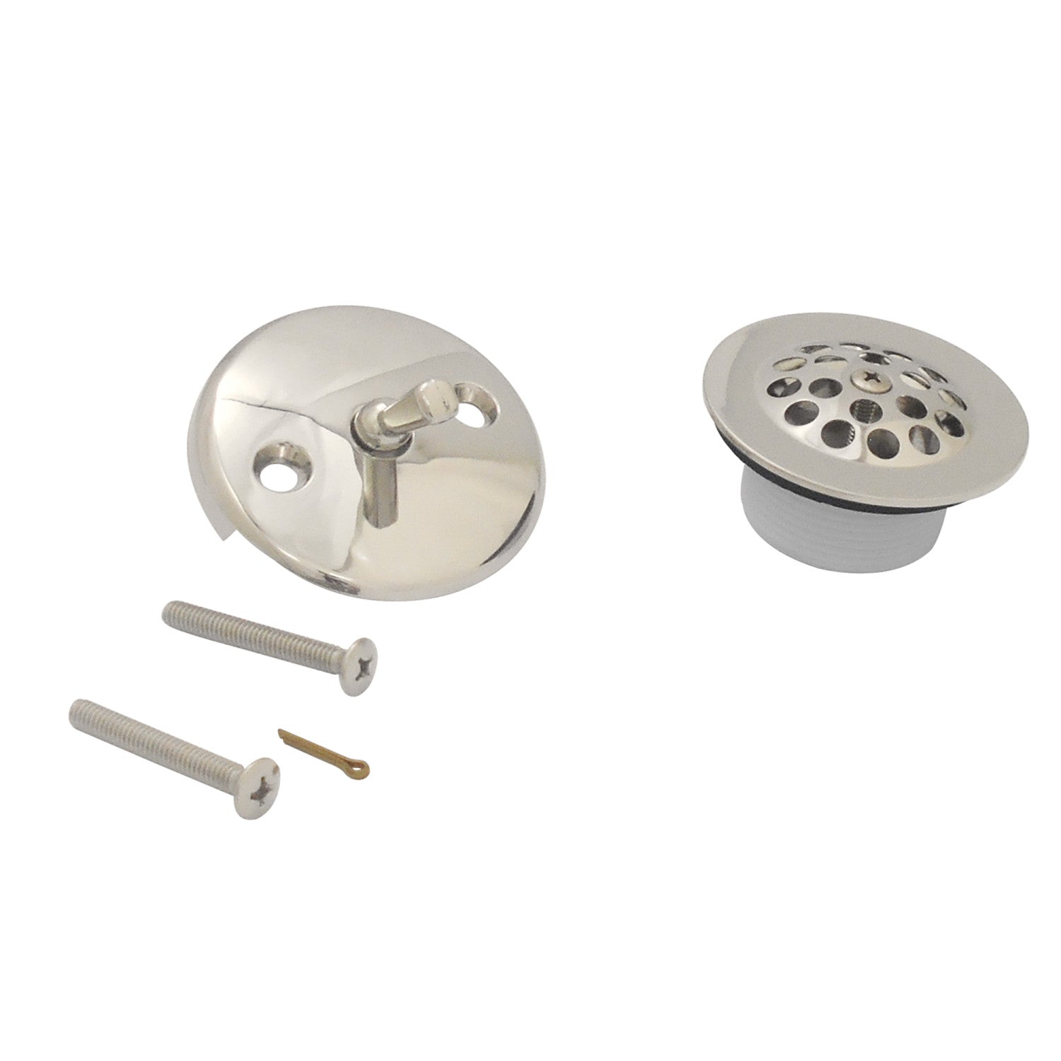 Kingston Tulare DTL5305A6 - Trimscape Zinc Alloy Trip Lever Tub Drain Conversion Kit, Polished Nickel