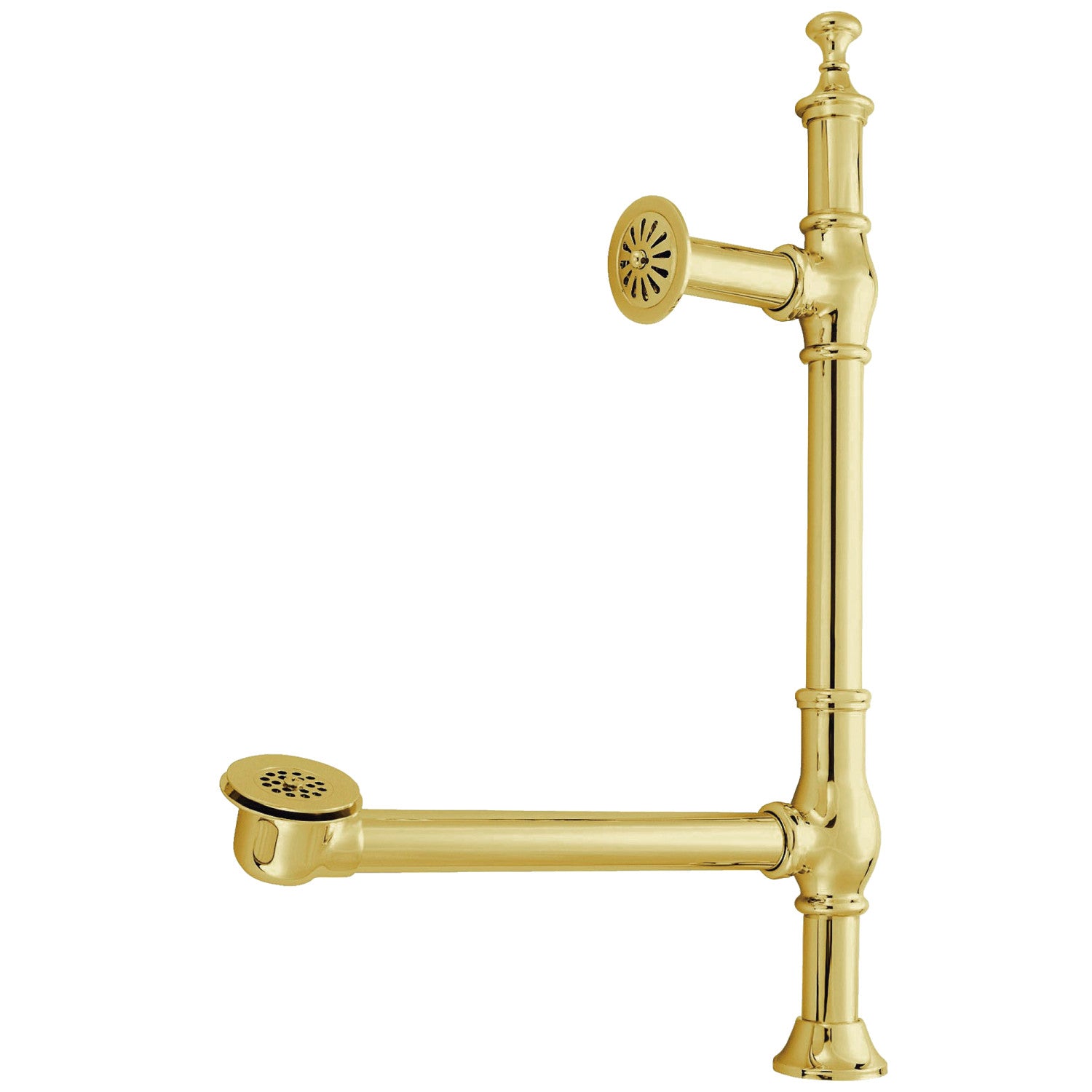 Kingston Heirloom CC3092 - Vintage Brass Pop-Up Tub Waste and Overflow, Polished Brass