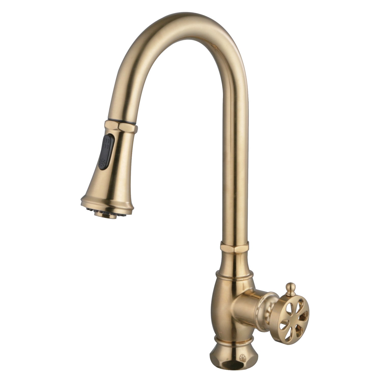 Kingston Sona LS8693RX - Robinet de cuisine à une poignée Belknap, laiton brossé
