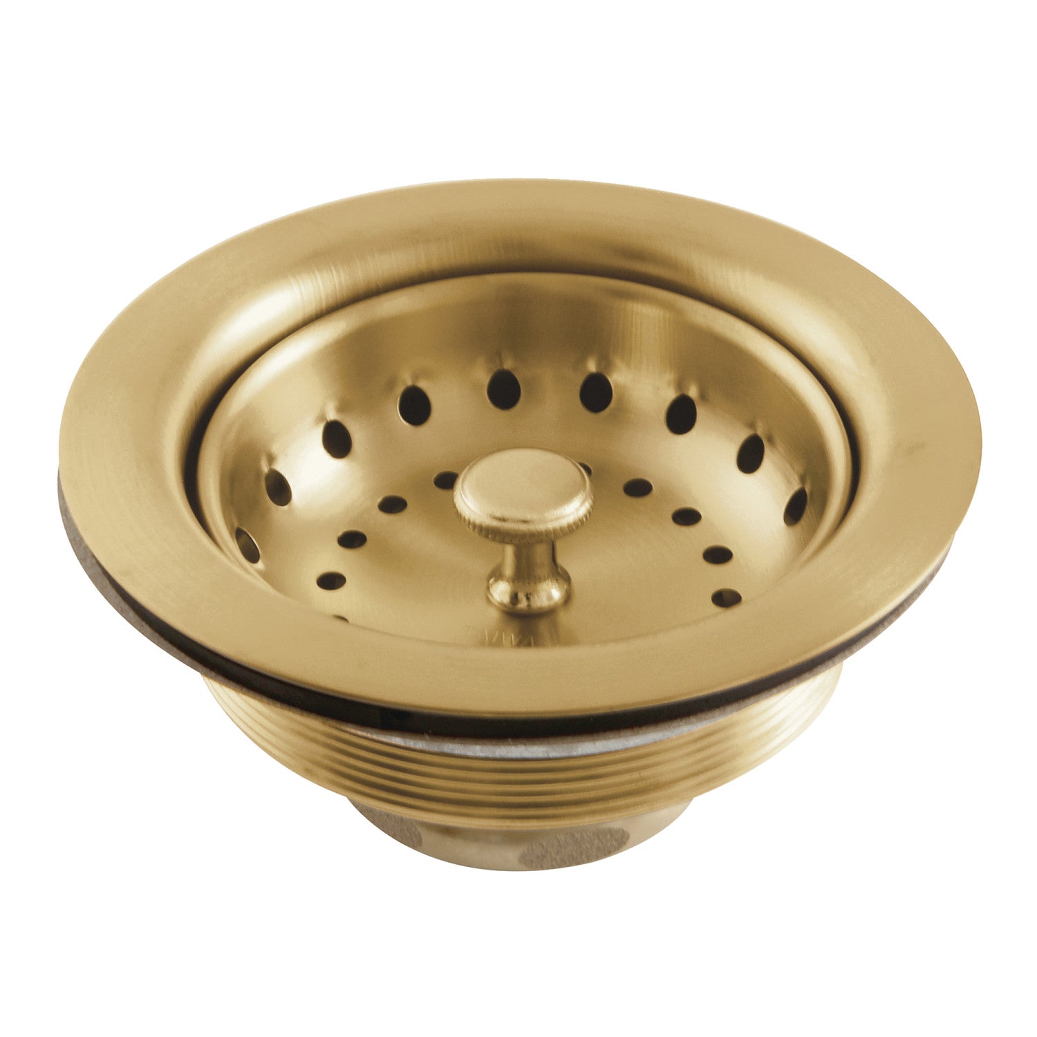 Kingston Tacoma K111BBB 3-1/2 Inch Kitchen Sink Basket Strainer Only, Brushed Brass
