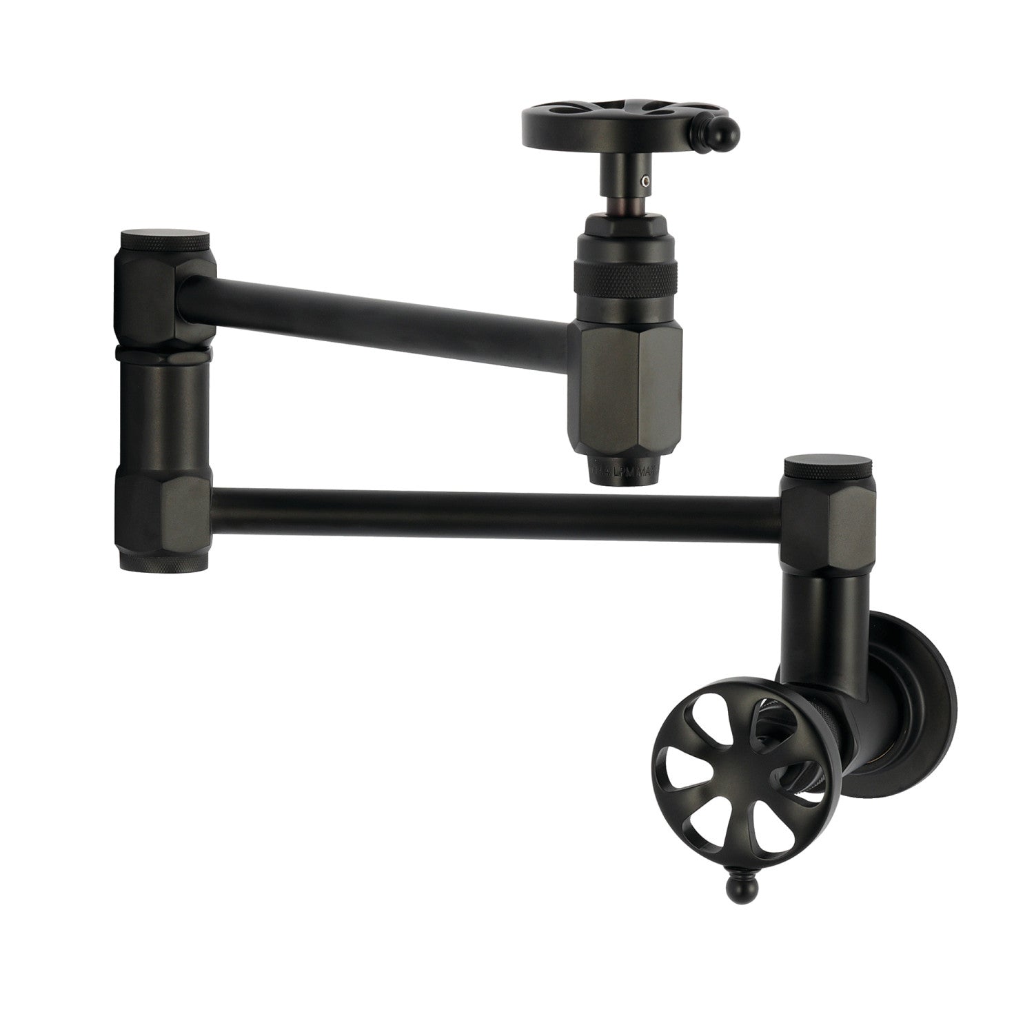 Kingston Sona KS5100RX - Robinet de remplissage pour pot de montage mural Belknap, noir mat