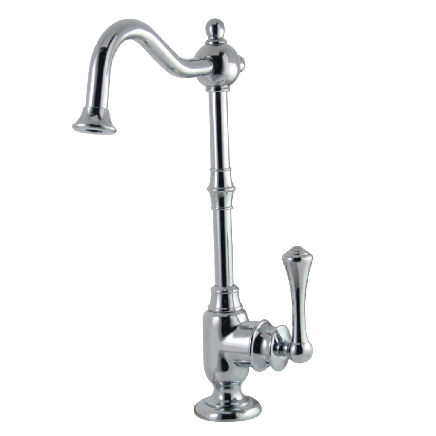 Kingston Heirloom KS7391BL - Robinet de filtration d'eau à une seule poignée 1 trou, chrome poli