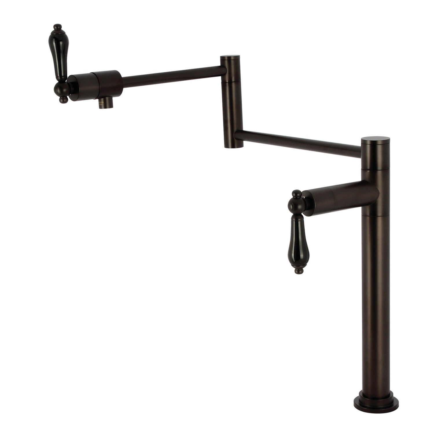 Kingston Tulare KS4705PKL - Robinet de remplissage de pot de montage de plate-forme de la duchesse 1 trou, bronze frotté à l'huile