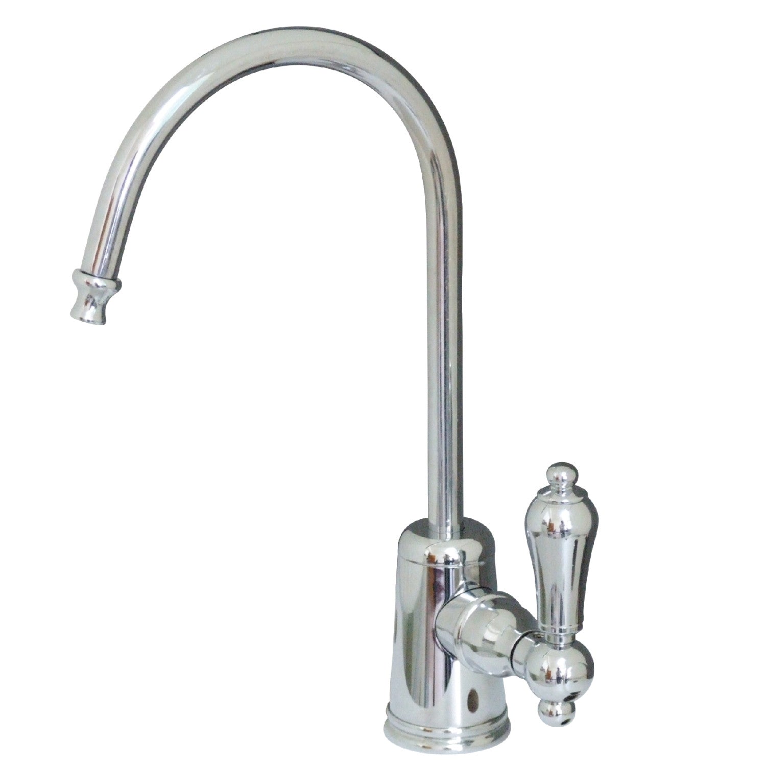 Kingston Heirloom KS7191AL - Robinet de filtration d'eau à une poignée de restauration 1 trou, chrome poli