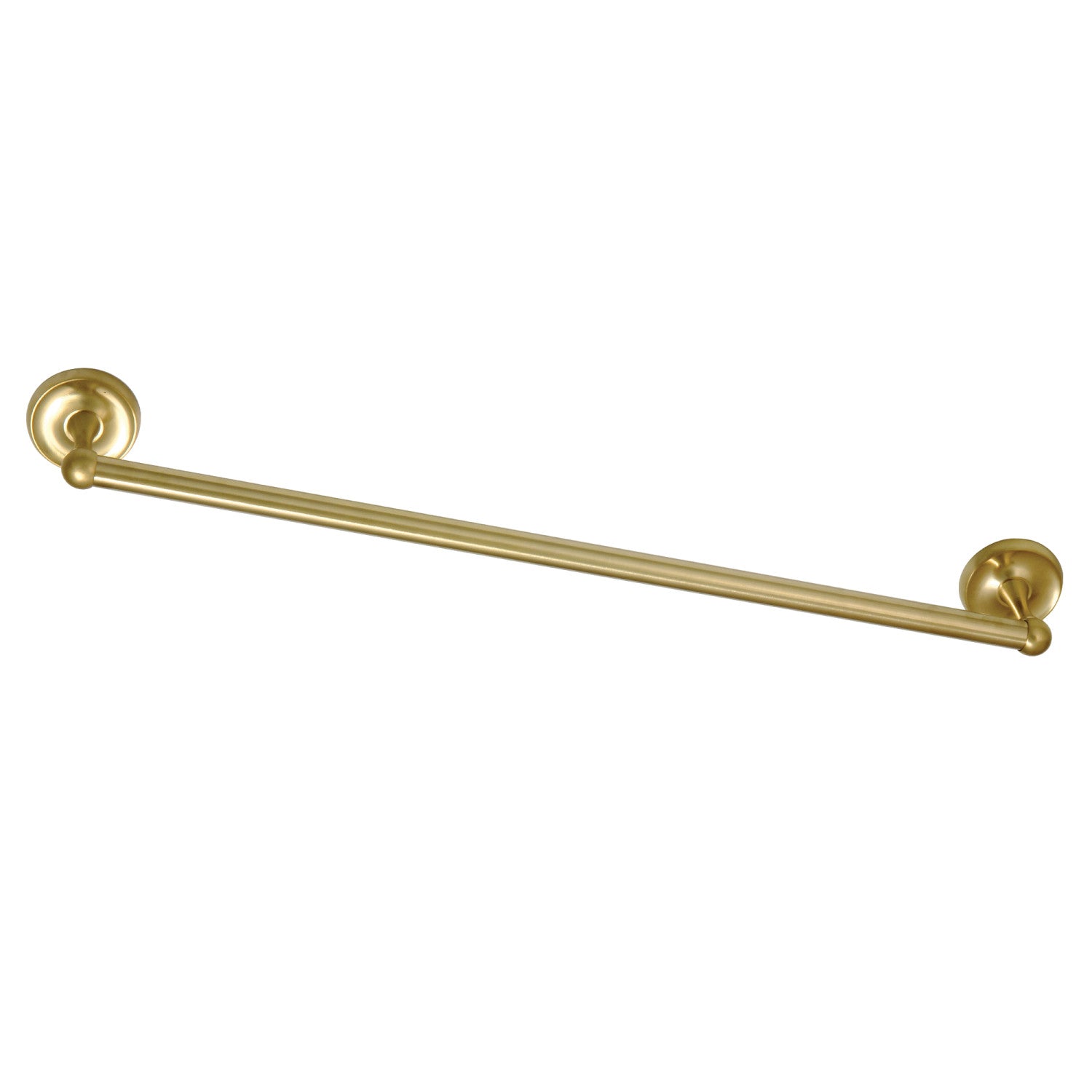 Kingston Heirloom BA311BB - Classic 24-Inch Single Towel Bar, Brushed Brass