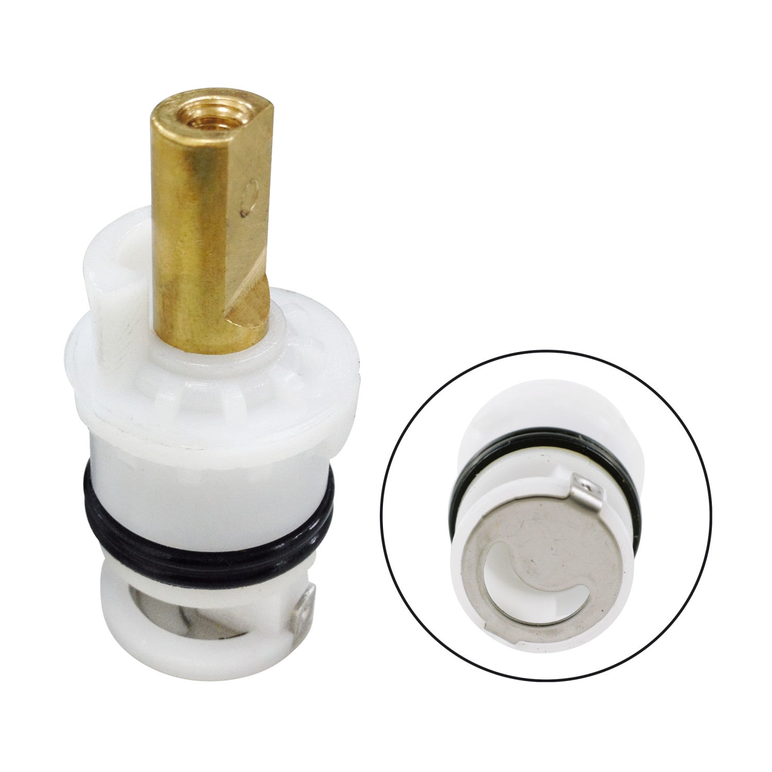 Kingston KBRP101C Pressure Balanced Washerless Cartridge (1 Piece), Raw