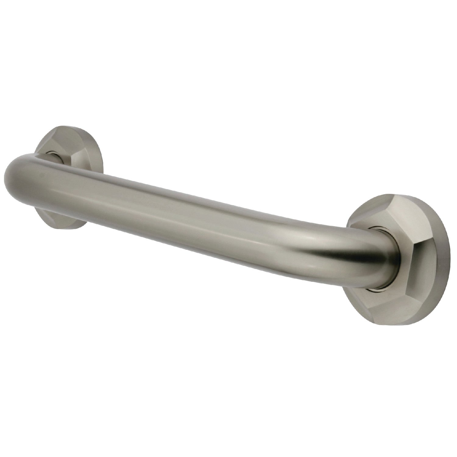 Kingston Tulare DR714128 - Metropolitan 12-Inch x 1-1/4-Inch O.D. Brass Decorative Grab Bar, Brushed Nickel