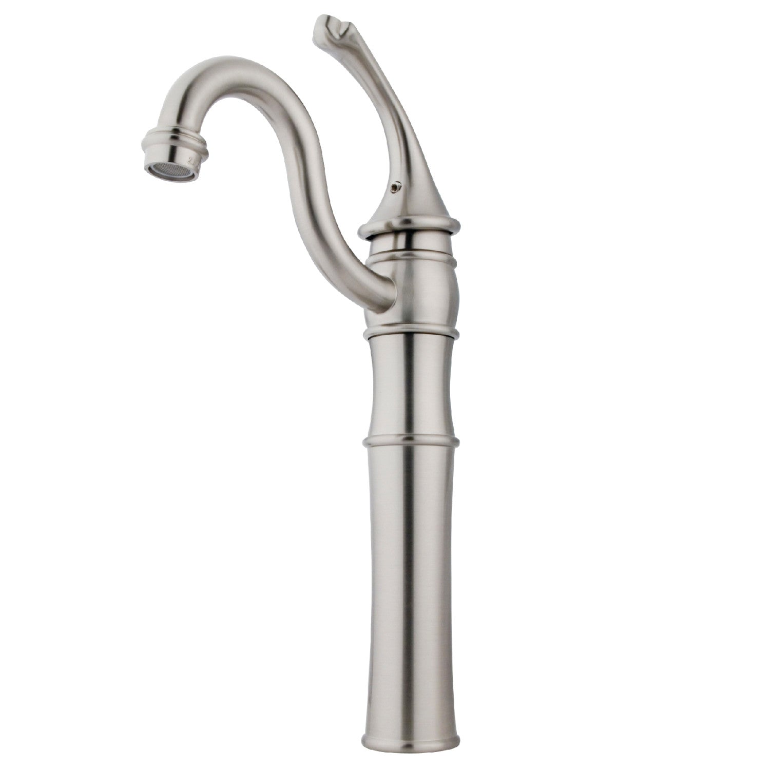 Kingston Heirloom KB3428GL - Robinet de bateau à une poignée géorgienne 1 trou, nickel brossé