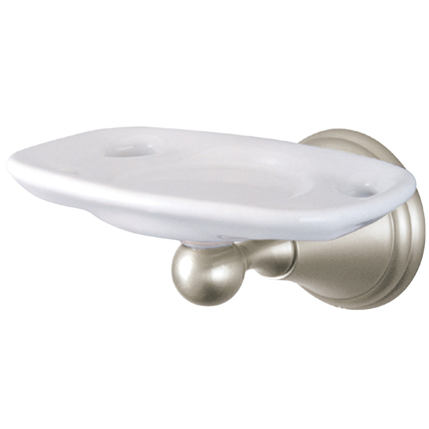 Kingston Tulare BA2976SN - Brosse à dents et support de gobelet, Nickel brossé