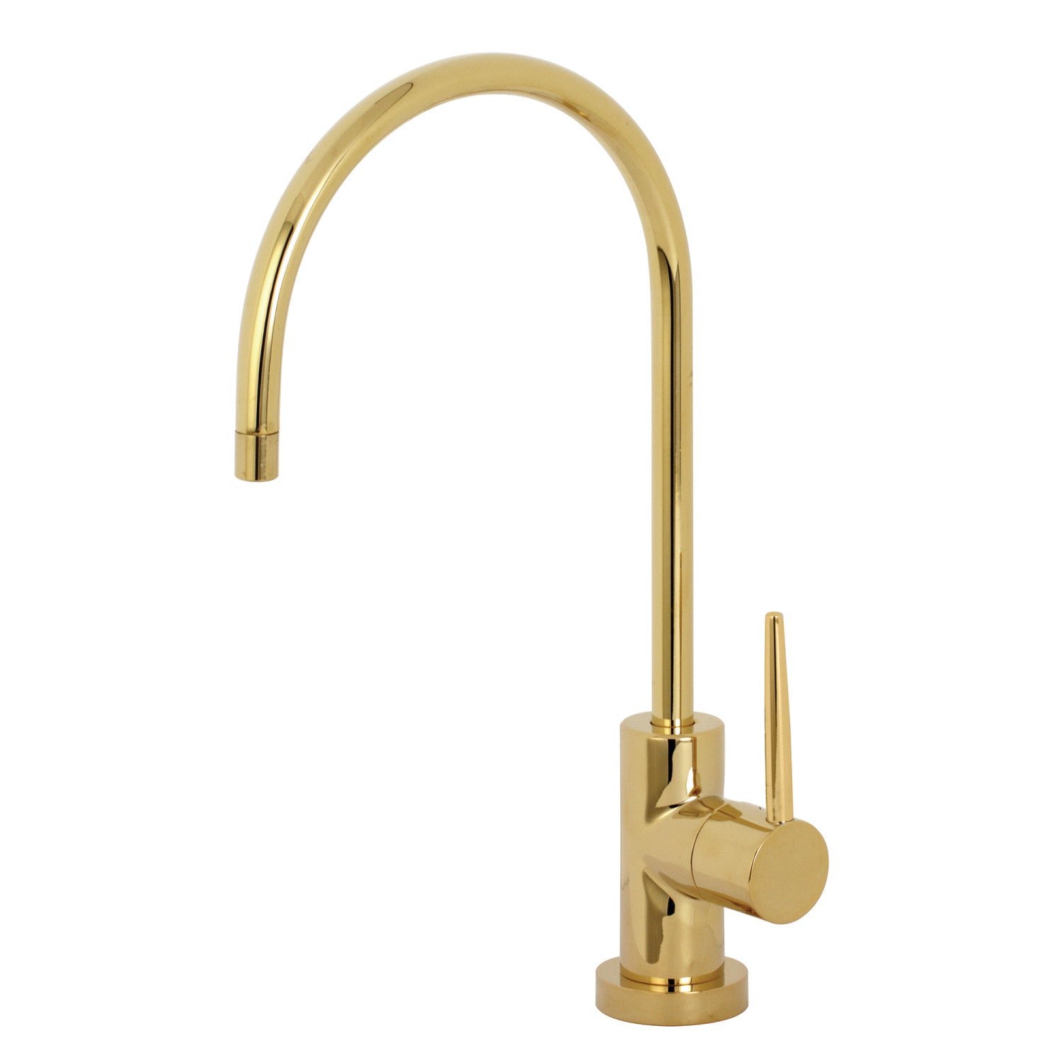 Kingston Sona KS8192NYL - Robinet de filtration d'eau à une poignée de New York 1 trou, laiton poli