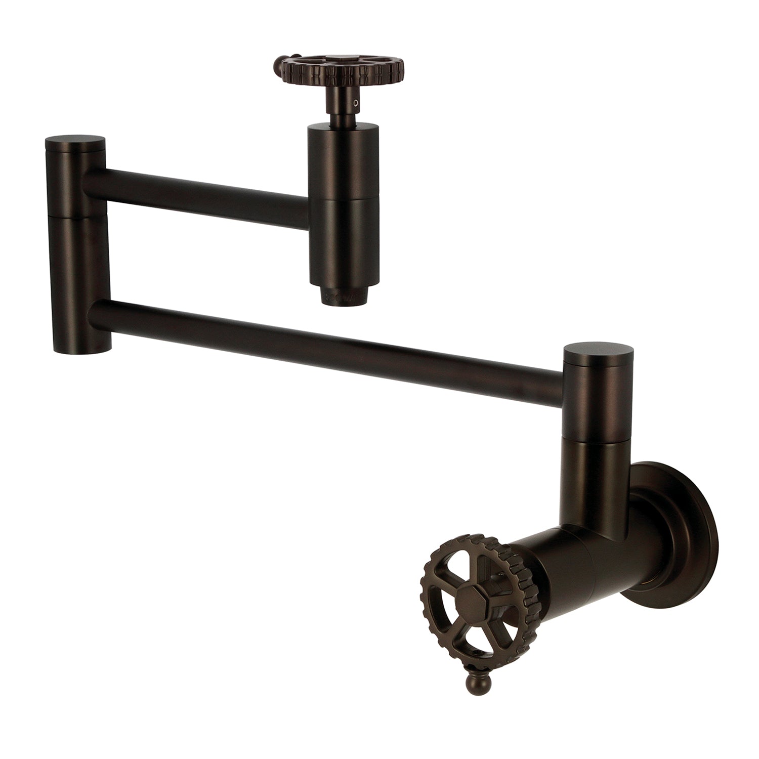 Kingston Sona KS8105CG - Robinet de remplissage de pot de montage mural Fuller 1 trou, bronze frotté à l'huile