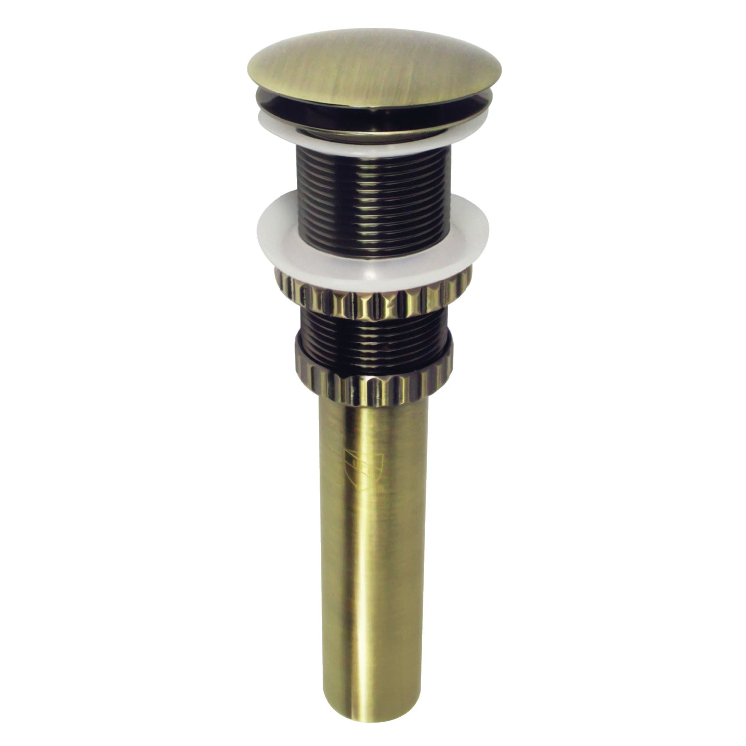 Kingston Sona EV8213 - Coronel Brass Push Pop-Up Bathroom Sink Drain, Antique Brass