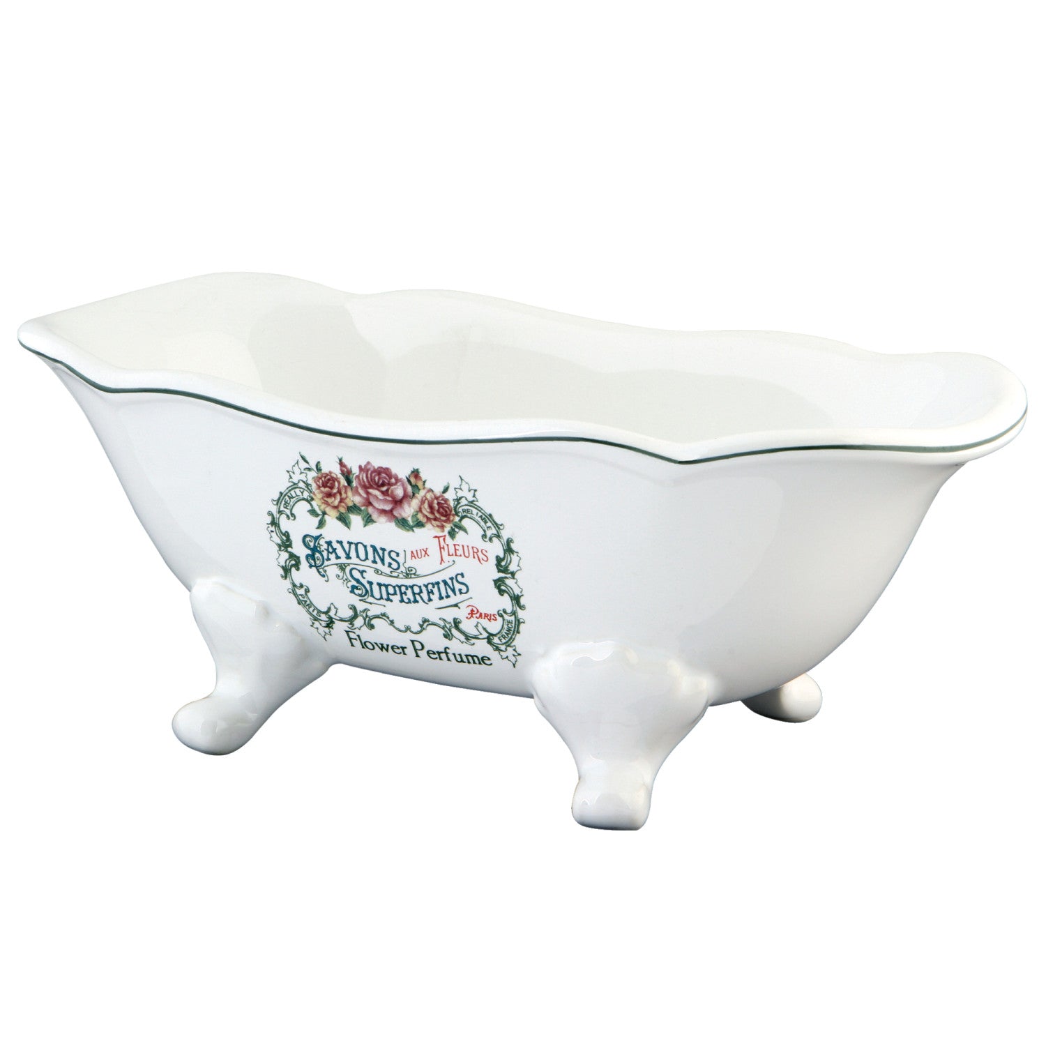 Kingston Heirloom BATUBFLW - Savons Superfins 7-9/16-inch Mini baignoire, blanc
