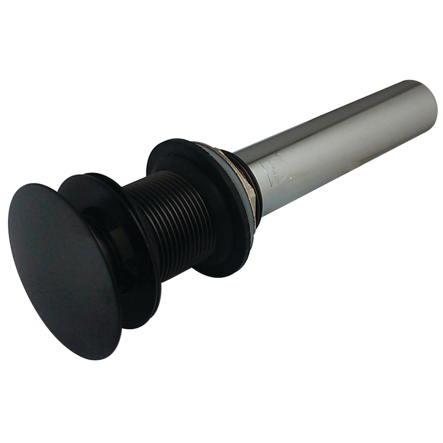 Kingston Sona EV7005 - Trimscape Brass Push Pop-Up Bathroom Sink Drain without Overflow, 22 Gauge, Oil Rubbed Bronze