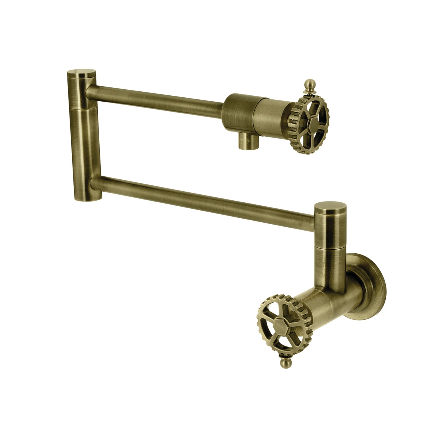Kingston Sona KS4103CG - Robinet de remplissage de pot de montage mural Fuller 1 trou, laiton antique