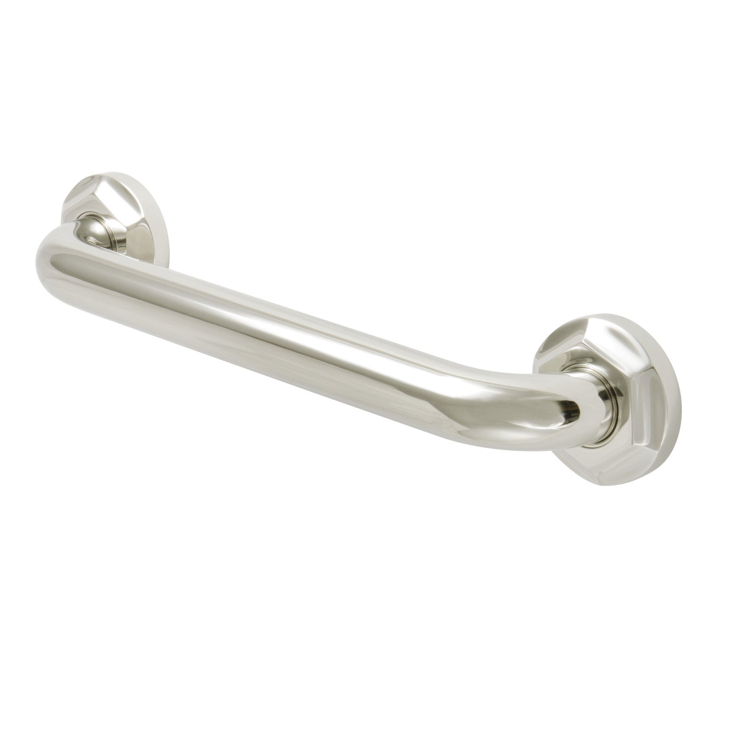 Kingston Tulare DR714126 - Metropolitan 12-Inch x 1-1/4-Inch O.D. Brass Decorative Grab Bar, Polished Nickel