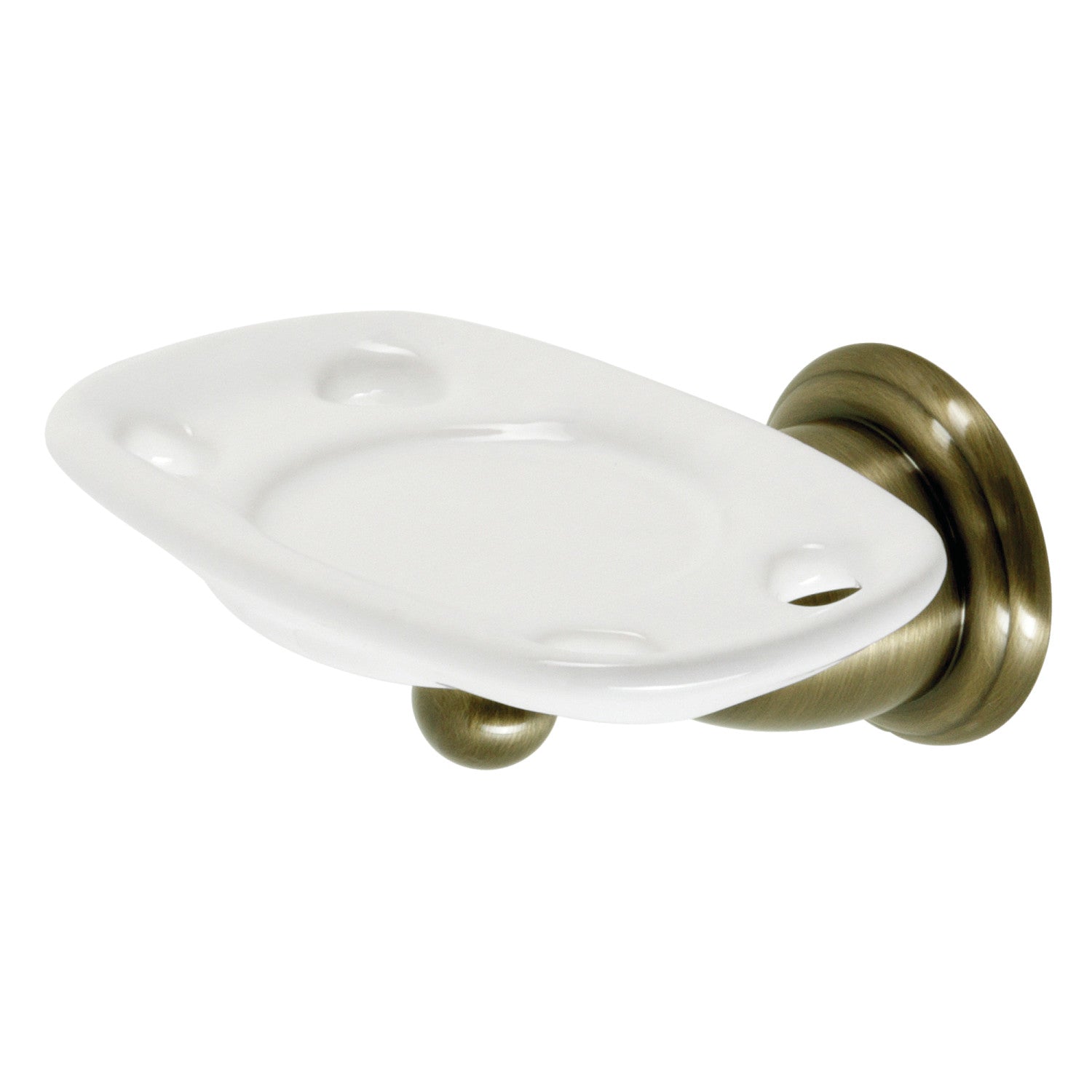 Kingston Heirloom BA1756AB - Brosse à dents et support de gobelet Heritage, laiton antique