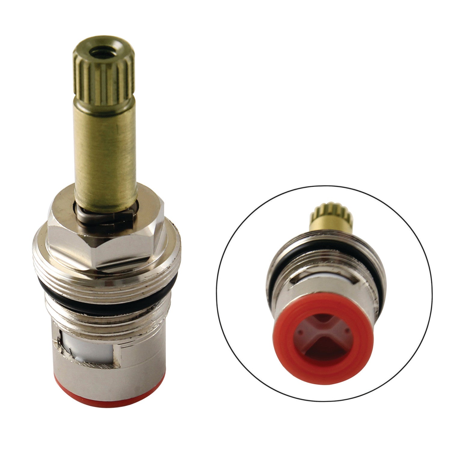 Kingston KSRP1293HC Hot Ceramic Disc Cartridge (1 Piece), Antique Brass