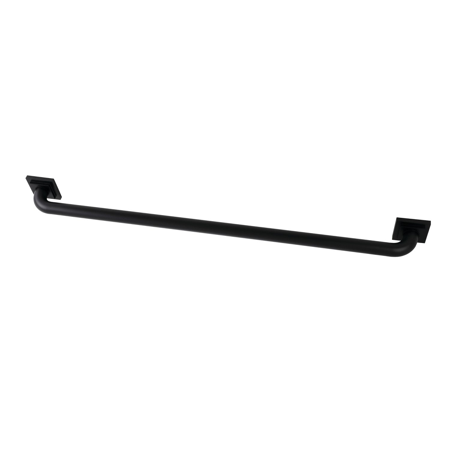 Kingston Sona DR614360 - Claremont 36-Inch x 1-1/4-Inch O.D. Brass Decorative Grab Bar, Matte Black