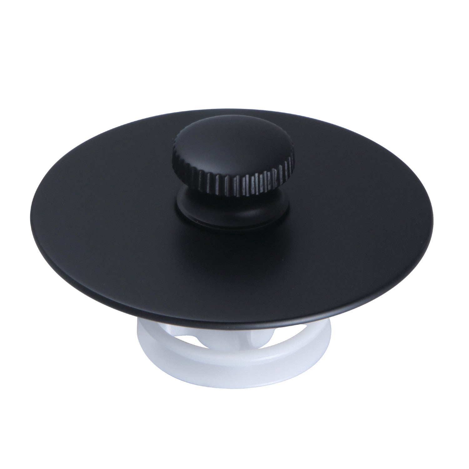 Kingston Trimscape DTL5304A0 Universal Cover-Up Tub Drain Stopper, Matte Black