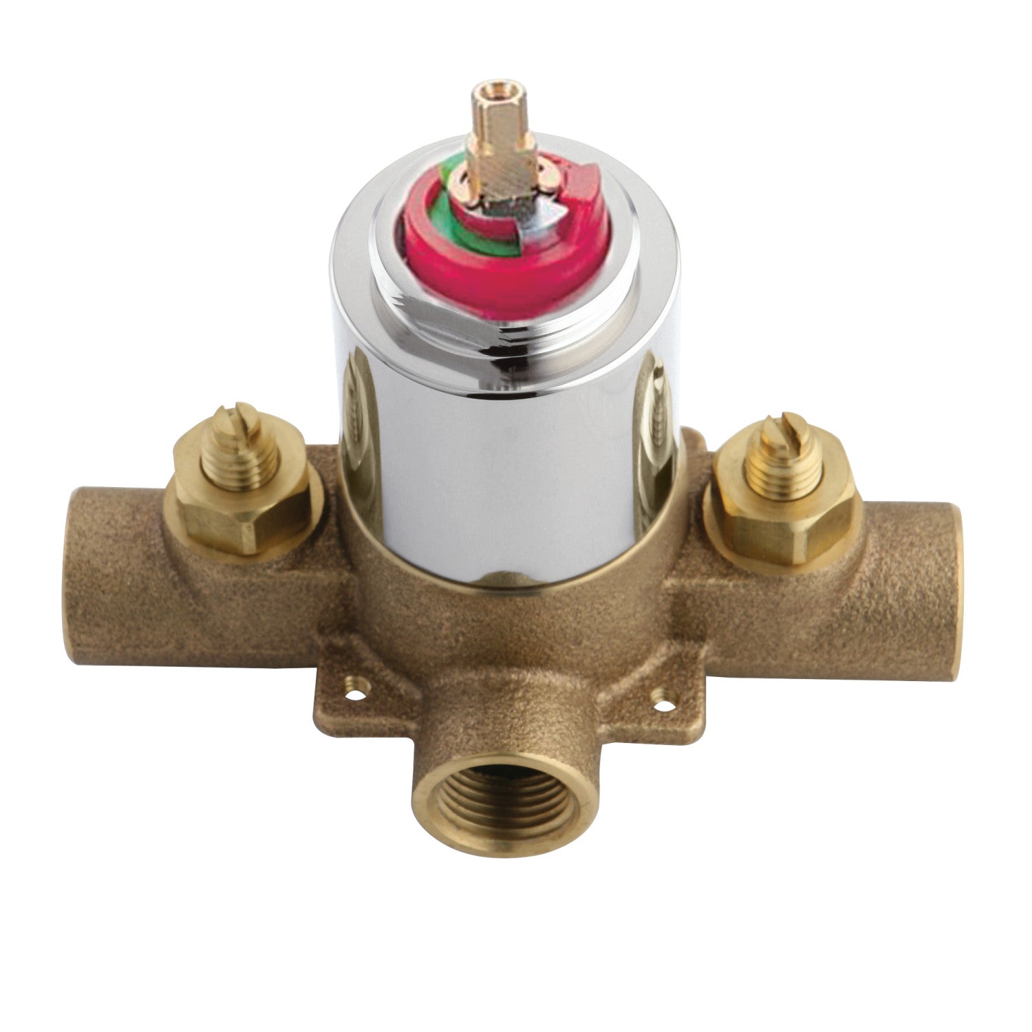 Kingston Plumbing Parts KB3631V Pressure Balanced Tub and Shower Valve, with Stops, Polished Chrome