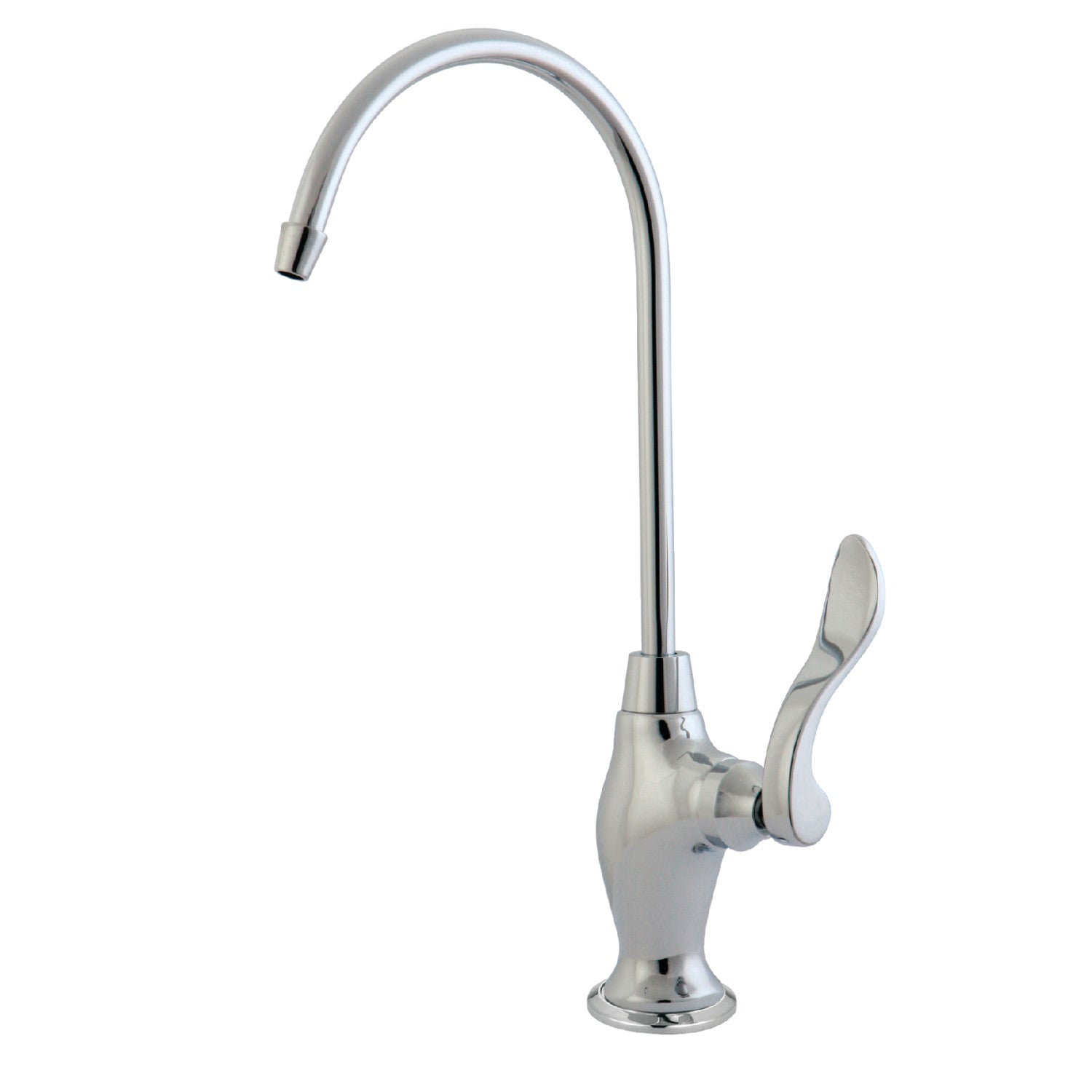 Kingston Tulare KS3191NFL - NuWave Robinet de filtration d'eau à une poignée française 1 trou, chrome poli