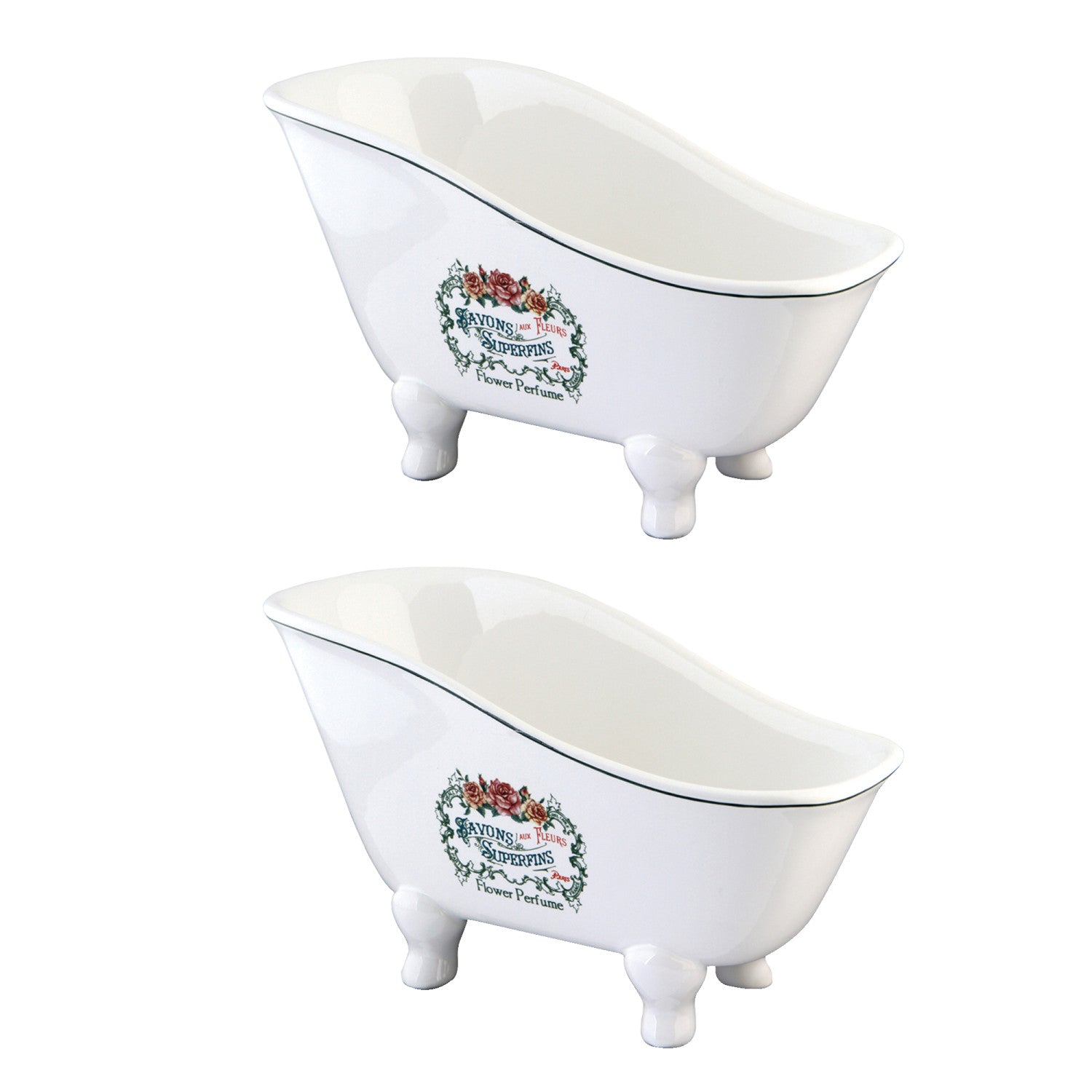 Kingston Heirloom BATUBSRWD 8-1/16-Inch Mini Tub (2-Pieces), Blanc