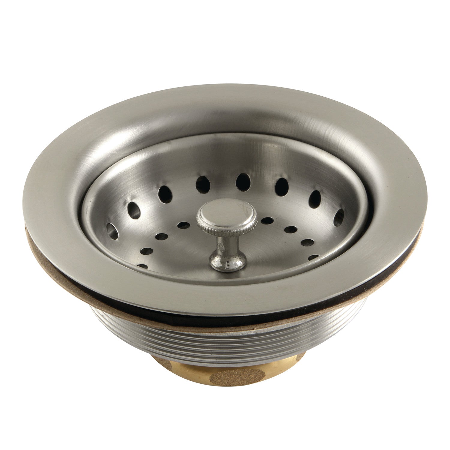 Kingston Tacoma K111BBN 3-1/2 Inch Kitchen Sink Basket Strainer Only, Brushed Nickel