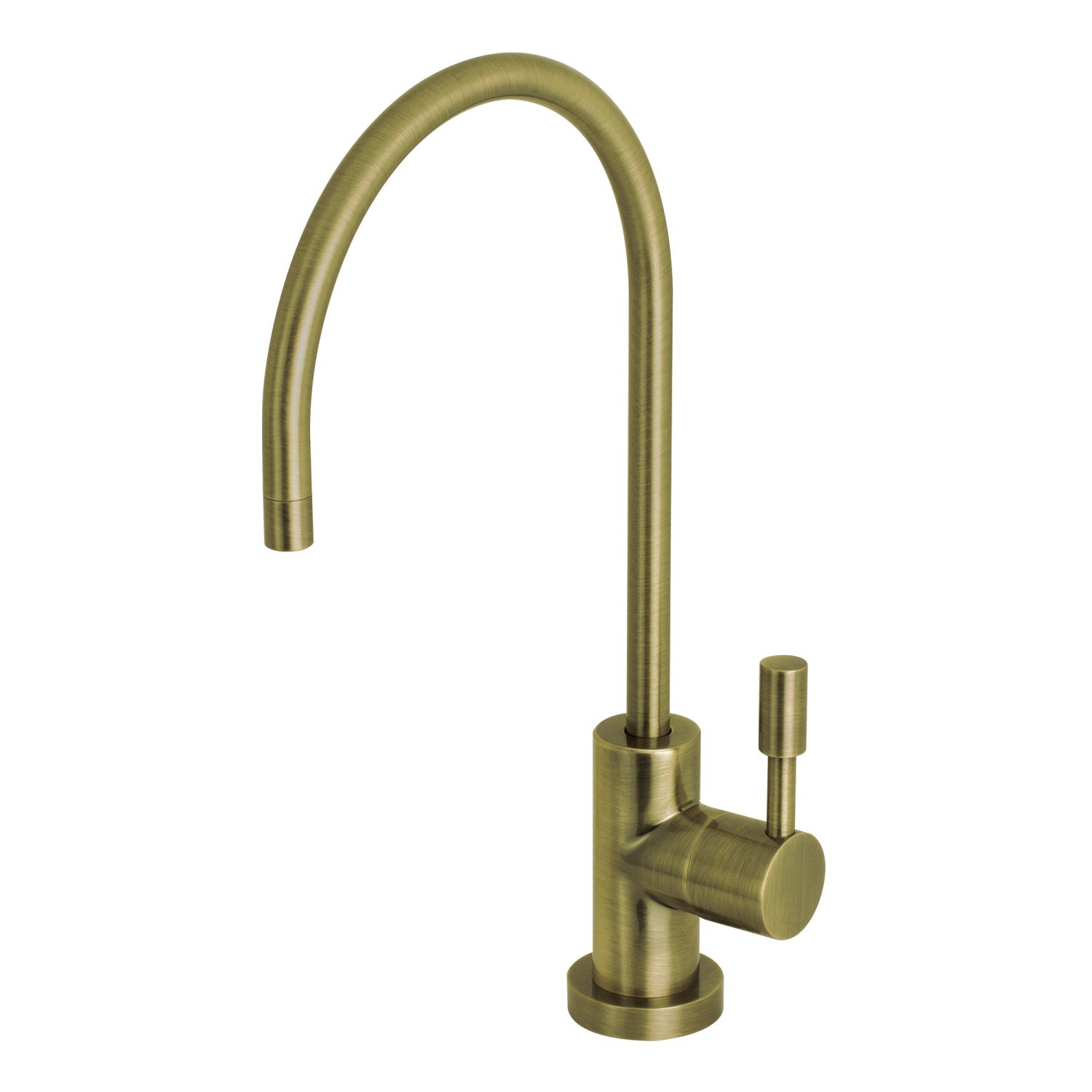 Kingston Sona KS8193DL - Concord Single-Handle 1-Hole Deck Mount Water Filtration Faucet, Antique Brass