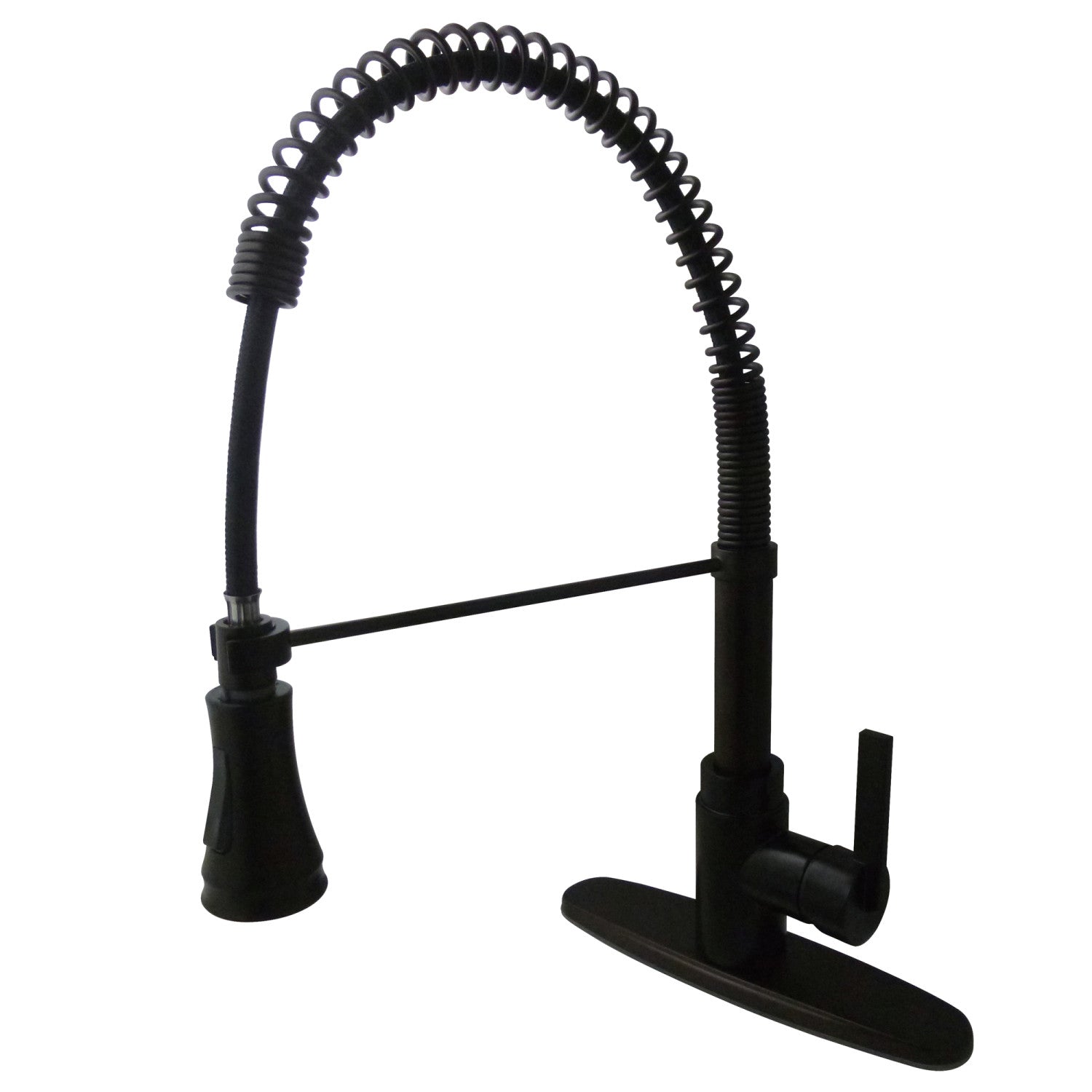 Kingston Sona GSY8875CTL - Robinet de cuisine continental monomanche 1-or-3 trou de pont de montage pré-rinçage, bronze frotté à l'huile