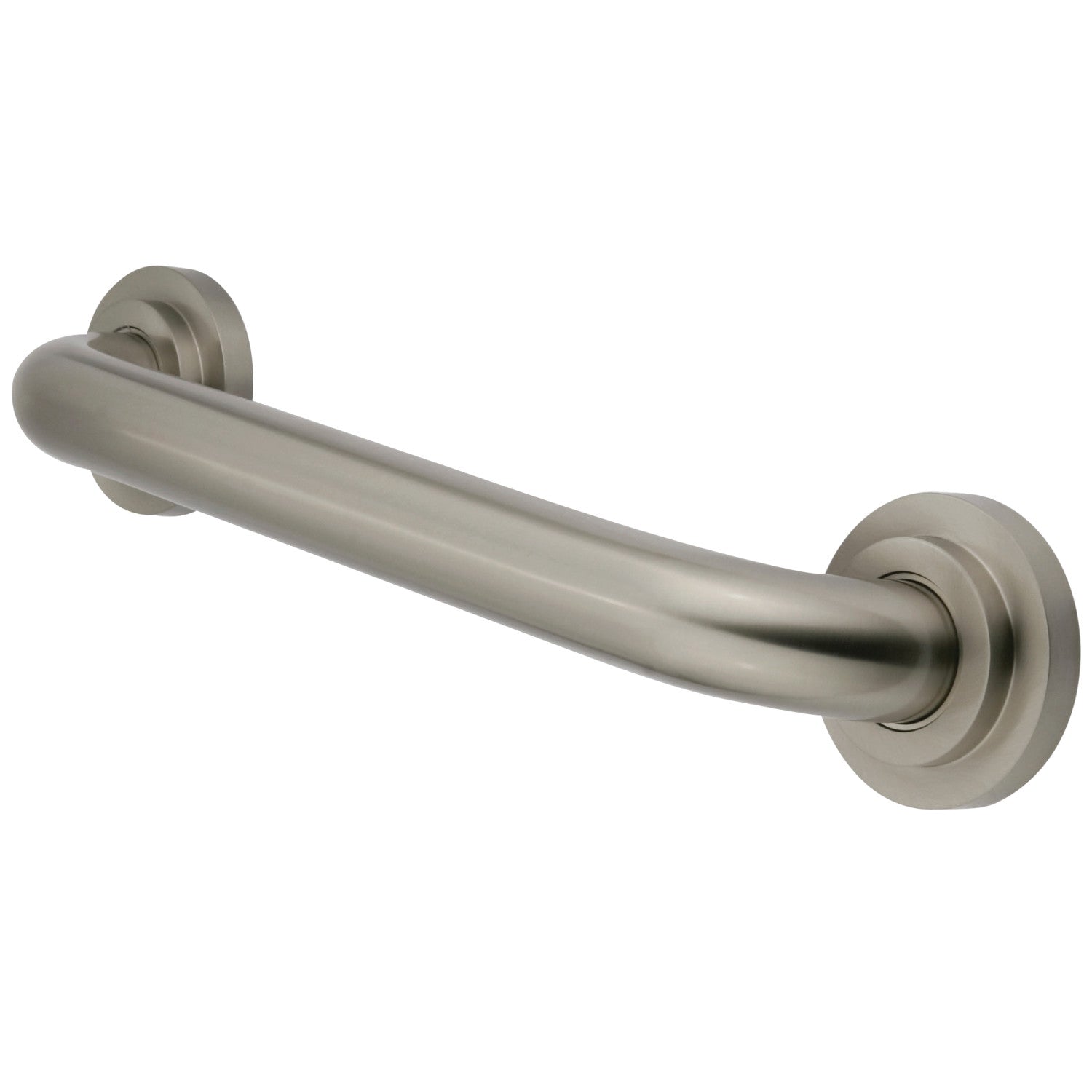 Kingston Sona DR414188 - Manhattan 18-Inch x 1-1/4-Inch O.D. Brass Decorative Grab Bar, Brushed Nickel