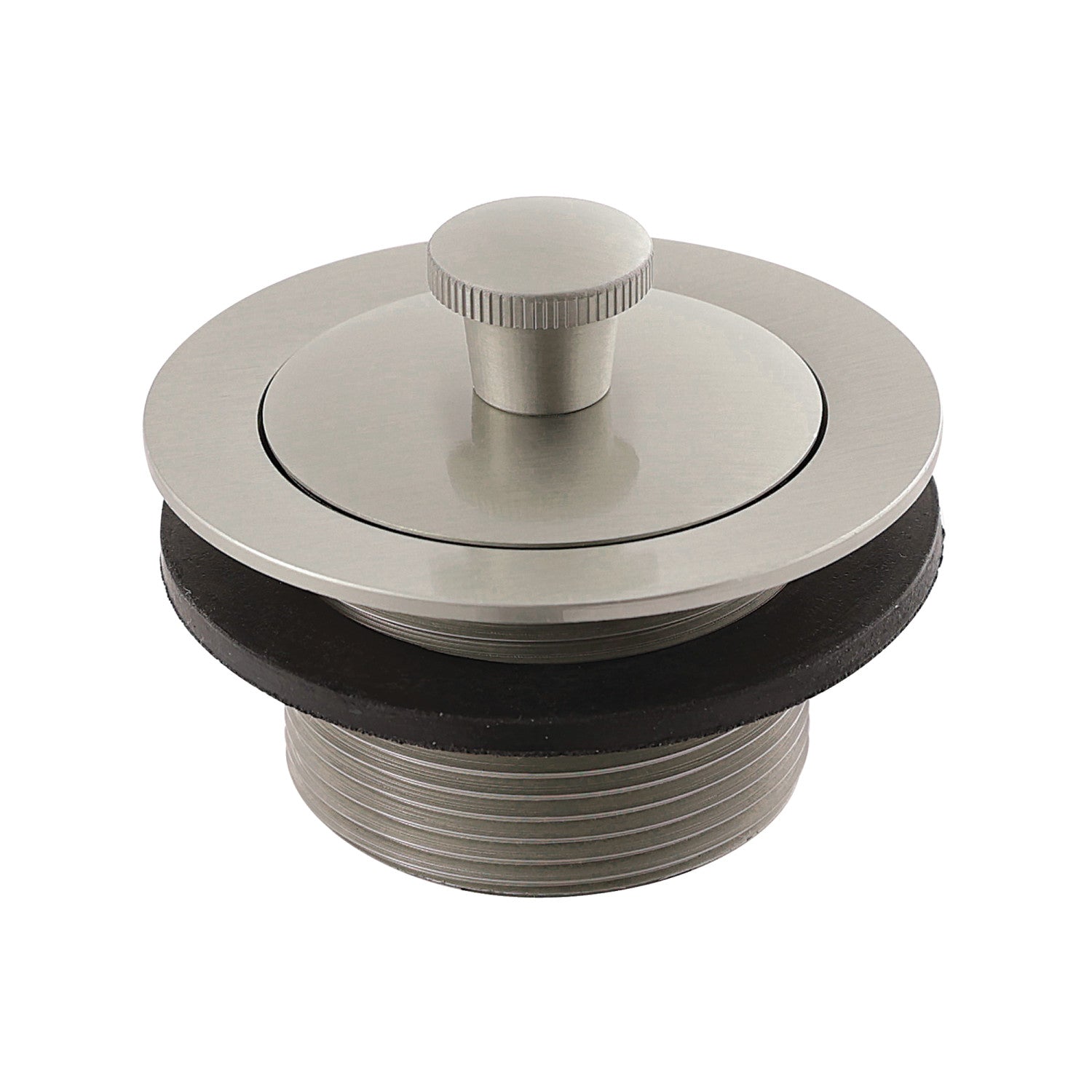 Kingston Heirloom DLL208 - Made To Match Brass Lift and Turn Tub Drain, Brushed Nickel