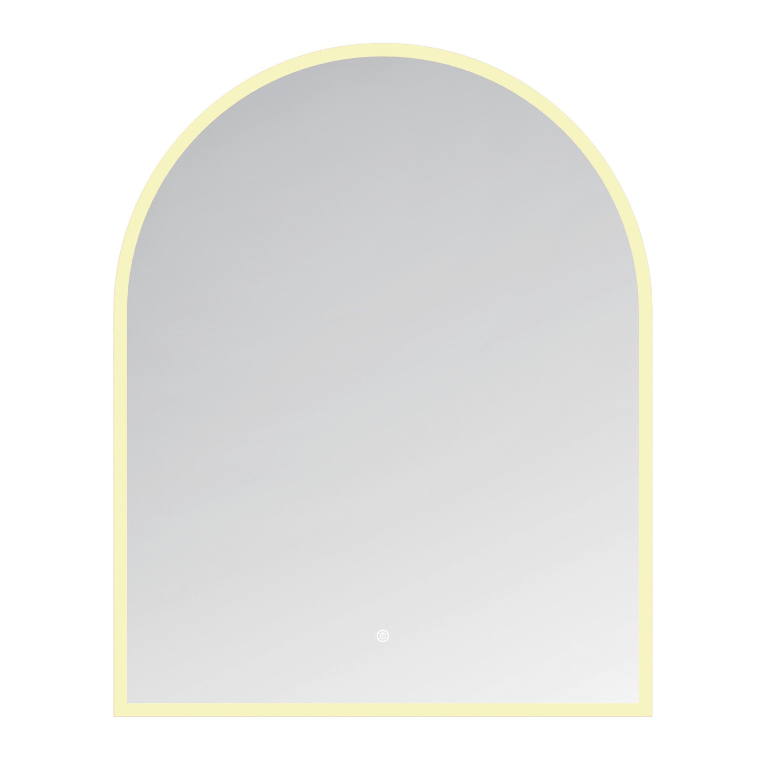 Kingston Sona MR4013240 - Aurora 30-Inch x 60-Inch Arched LED Bathroom Mirror, Front and Back Light, Anti-Fog, Dimmable Touch Sensor Lighted Mirror, Silver