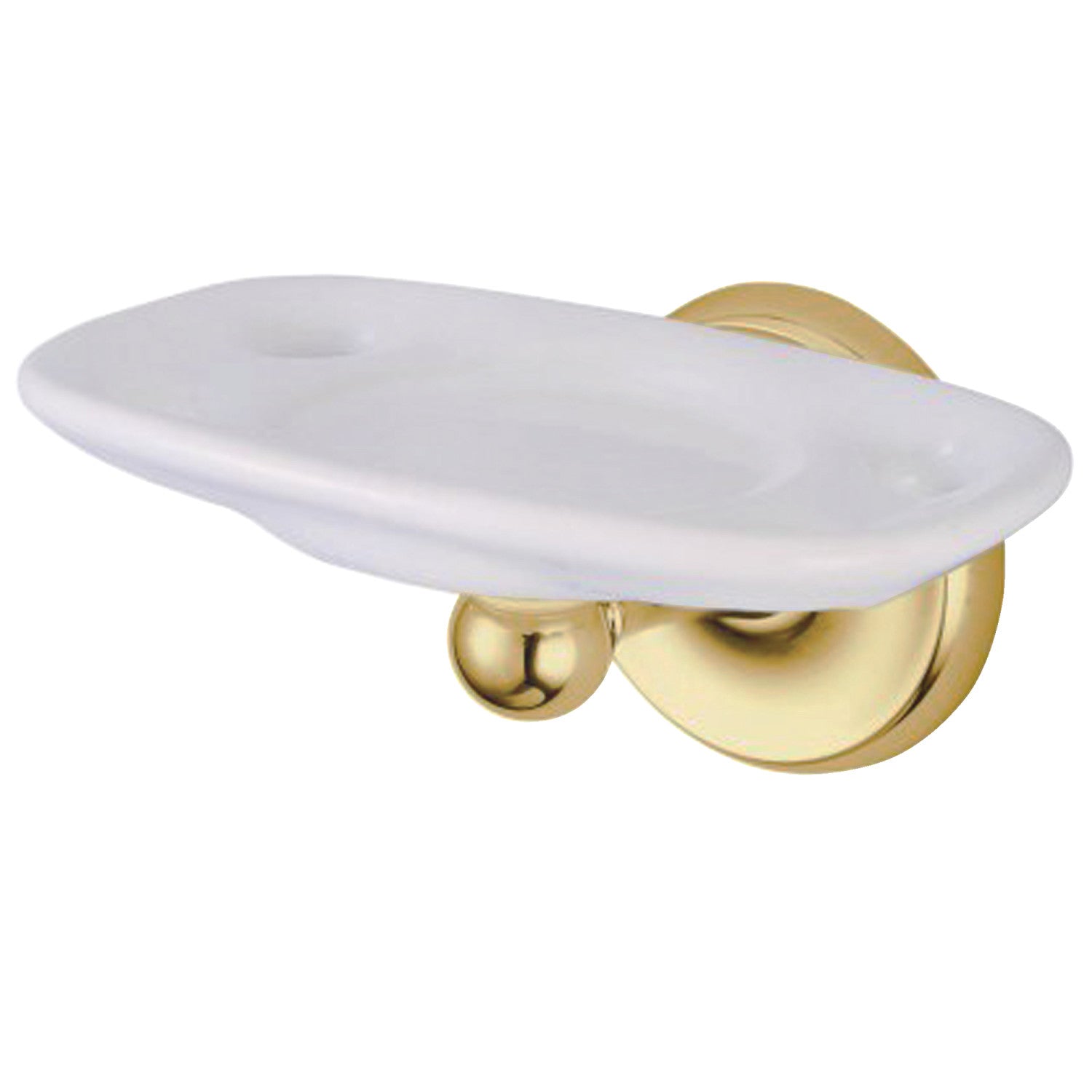 Kingston Heirloom BA316PB - Brosse à dents classique et support de gobelet, laiton poli