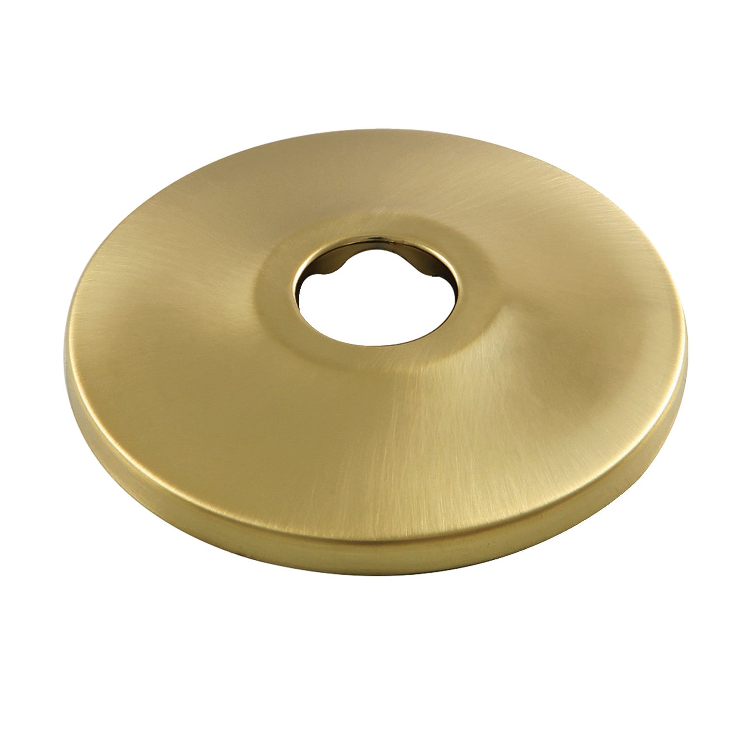 Kingston Made To Match FL587 1/2" CTS Brass Flange, Brushed Brass