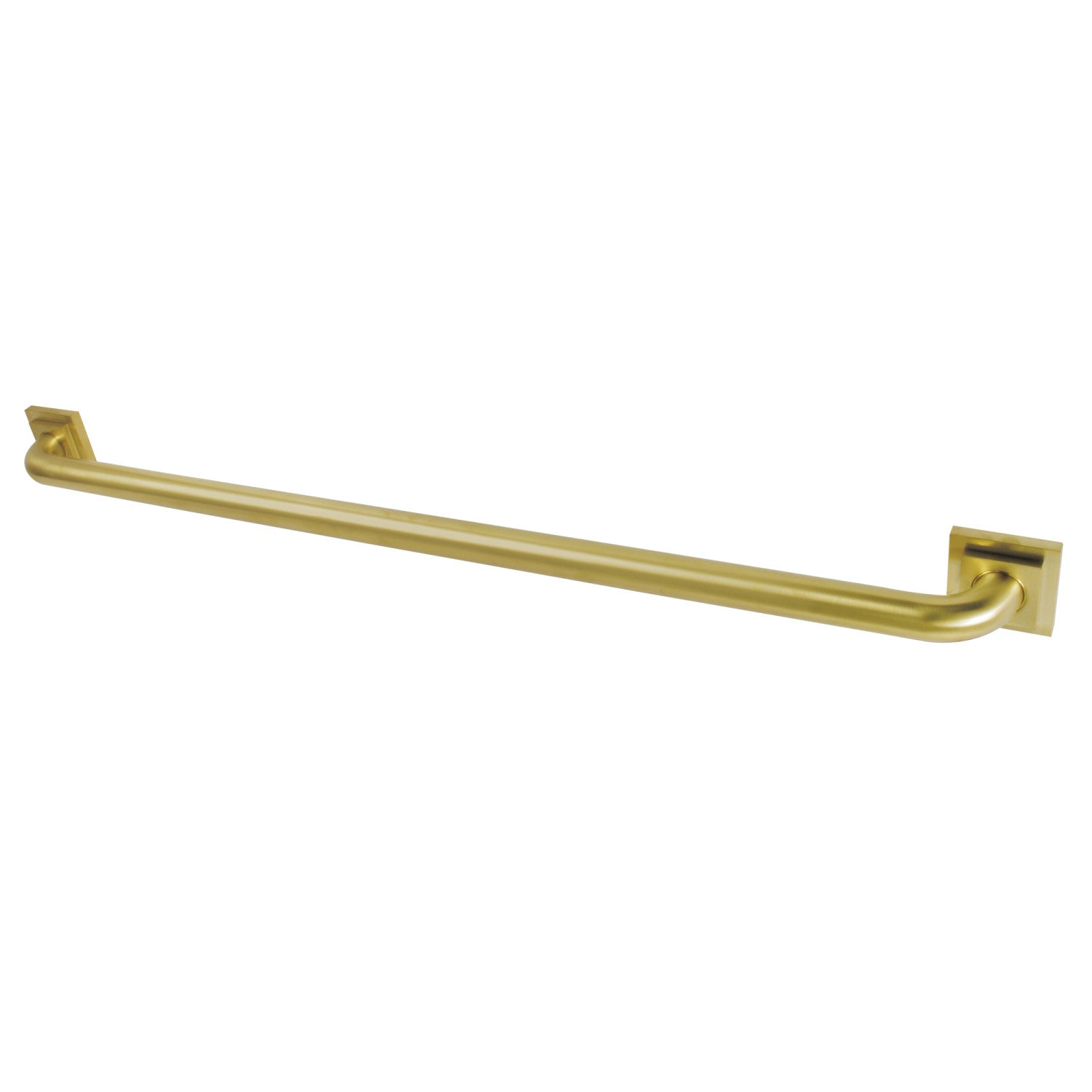 Kingston Sona DR614367 - Claremont 36-Inch x 1-1/4-Inch O.D. Brass Decorative Grab Bar, Brushed Brass