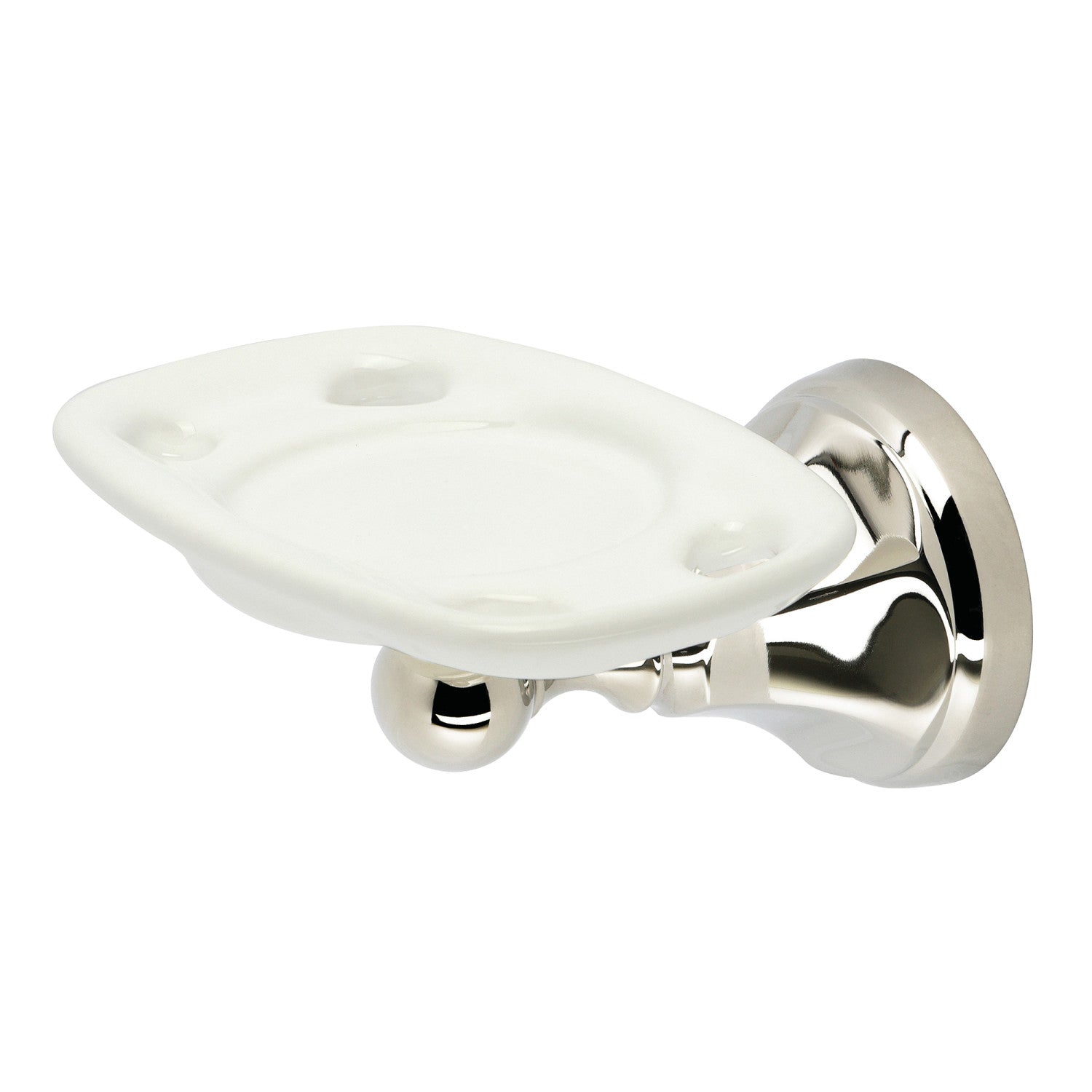 Kingston Tulare BA4816PN - Brosse à dents et support de gobelet métropolitain, nickel poli