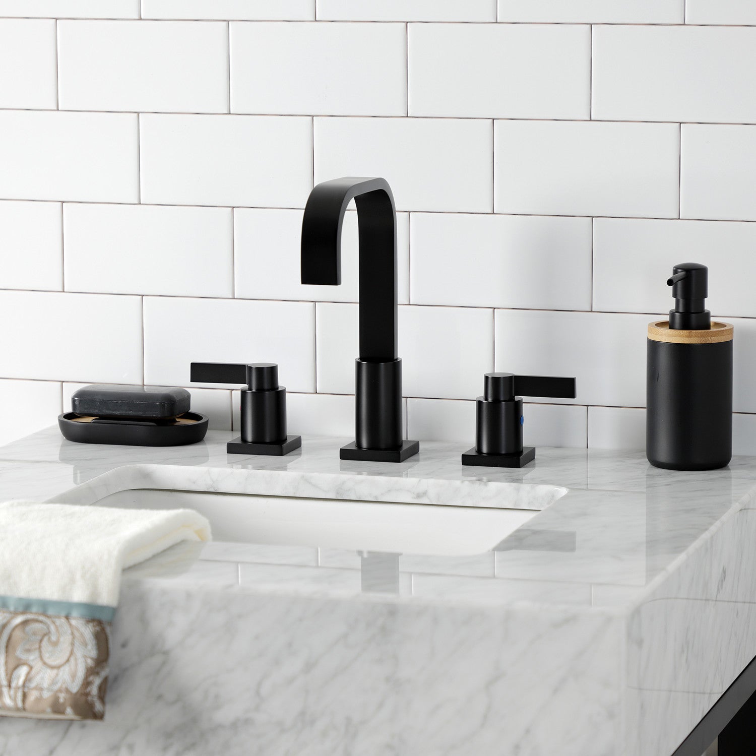 Kingston Sona CC43100DLLKB30 - Trimscape Modern Plumbing Sink Trim Kit with Bottle Trap, Matte Black